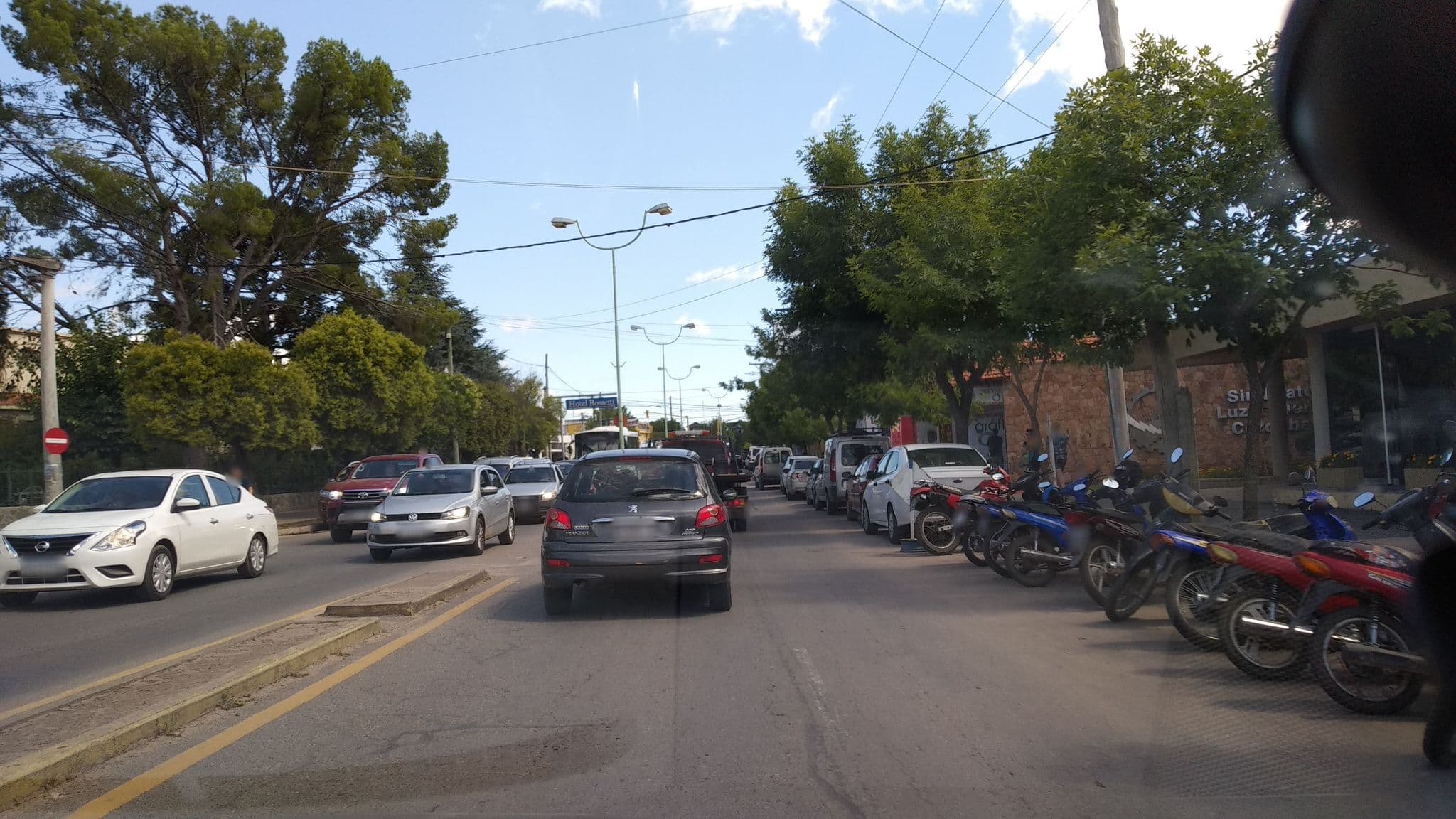 Street view near Hotel Agustín Tosco, Mina Clavero — © nicfer (CC BY-SA · Mapillary)