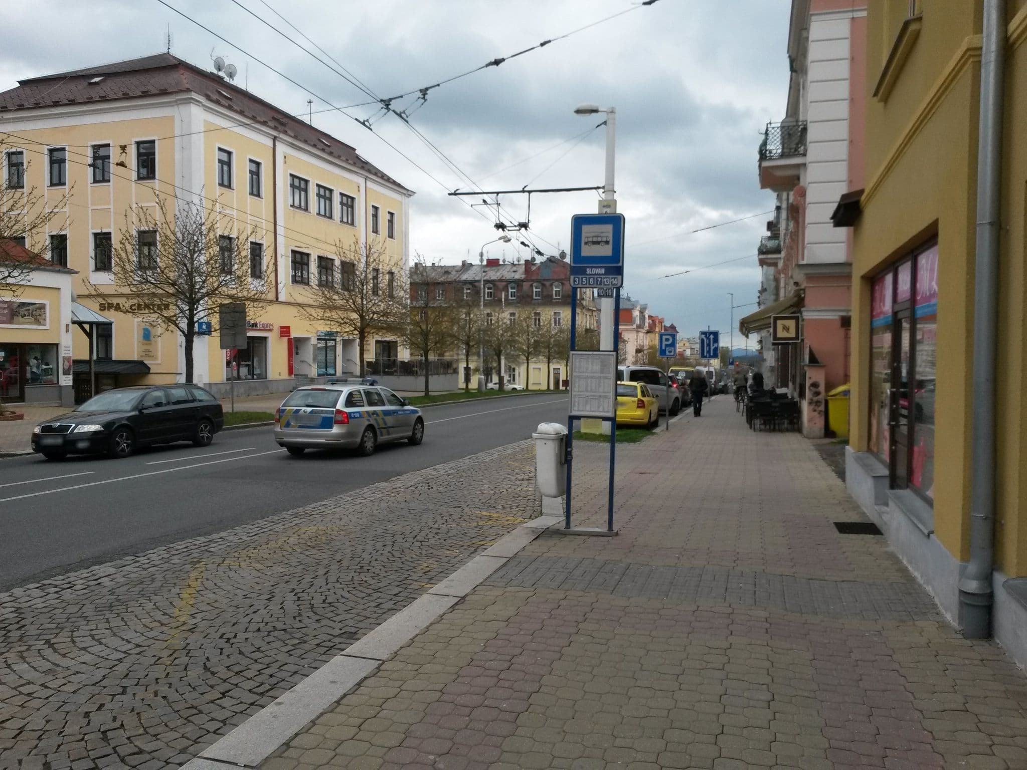 Street view near Spa Hotel Continental, Mariánské Lázně — © rausk (CC BY-SA · Mapillary)