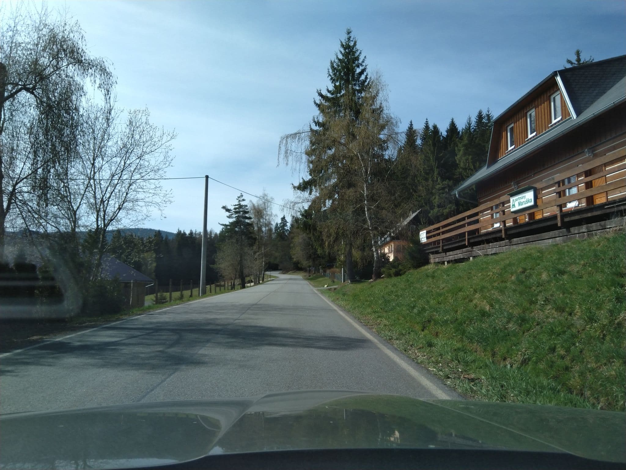 Street view near Apartmány Maruška, Stachy — © vwv (CC BY-SA · Mapillary)