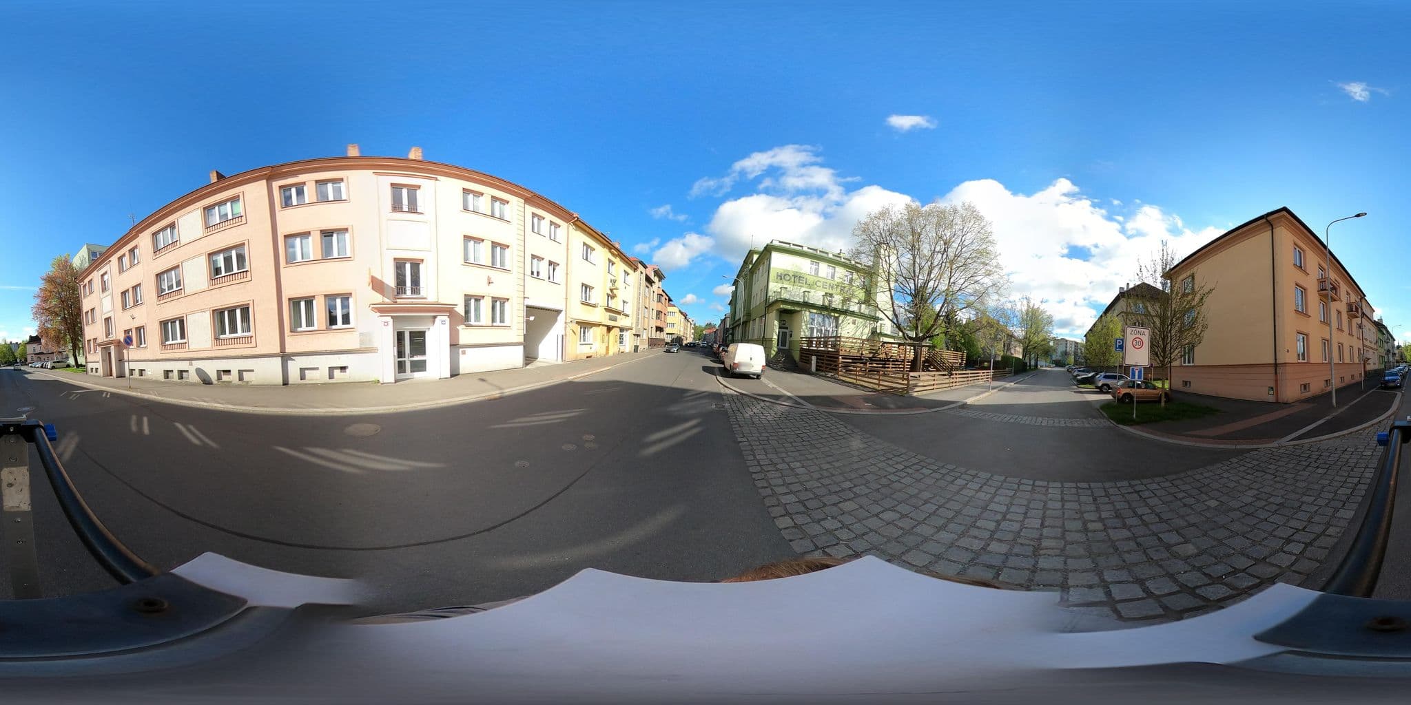 Street view near Wellness Hotel Centrál, Klatovy — © wegavision (CC BY-SA · Mapillary)