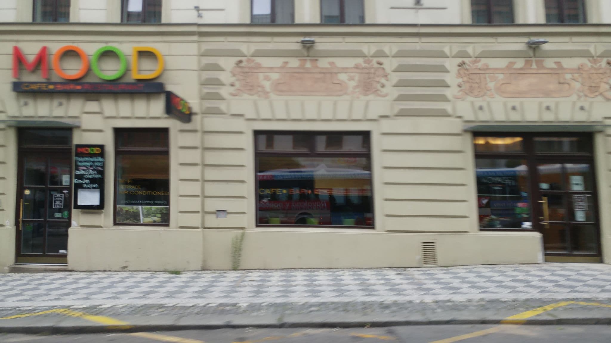 Street view near Hotel Hartig, Žižkov — © pbb (CC BY-SA · Mapillary)