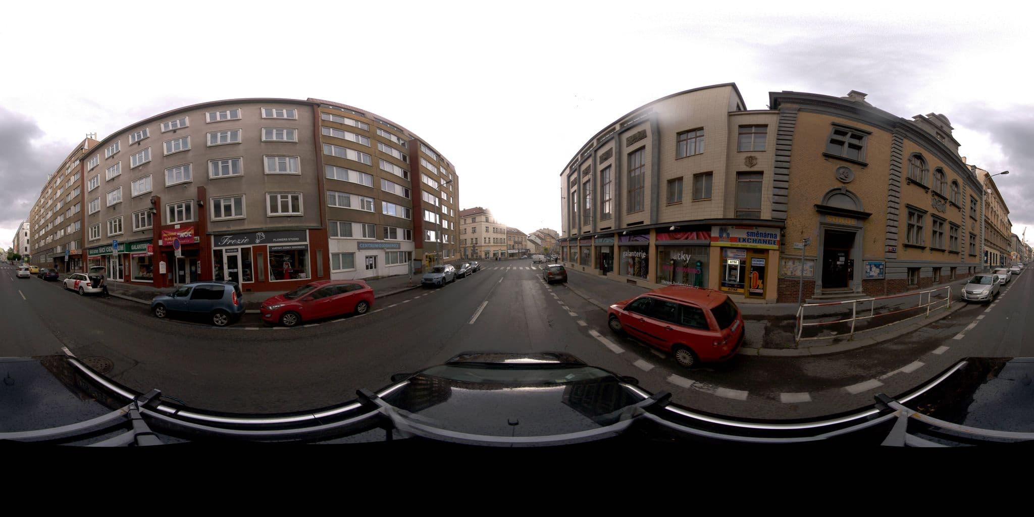 Street view near Gesto Apartments, Žižkov — © jeffreymartin (CC BY-SA · Mapillary)