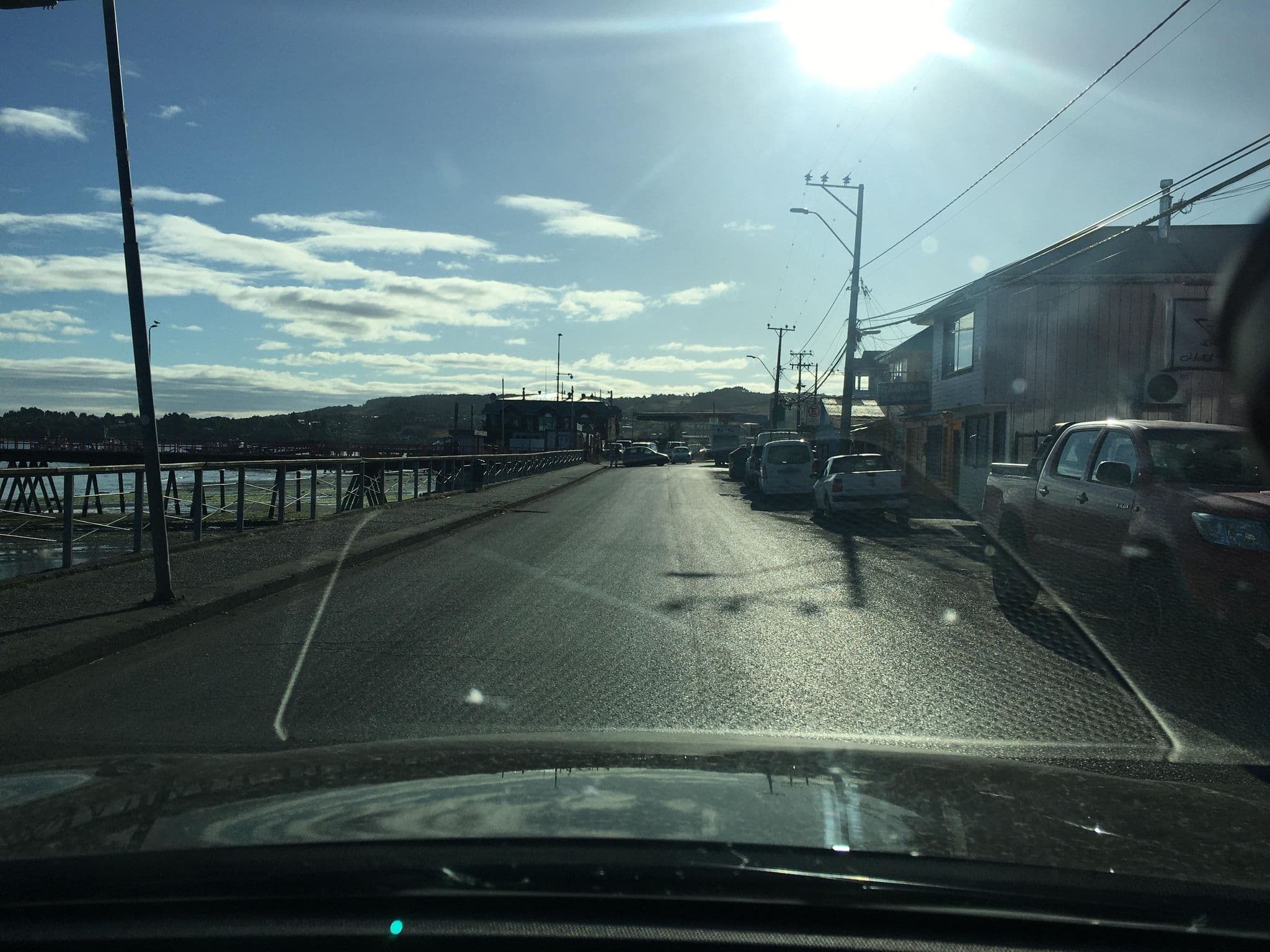 Street view near Hotel Restaurante Tierra del Fuego, Quellón — © ariellopez (CC BY-SA · Mapillary)
