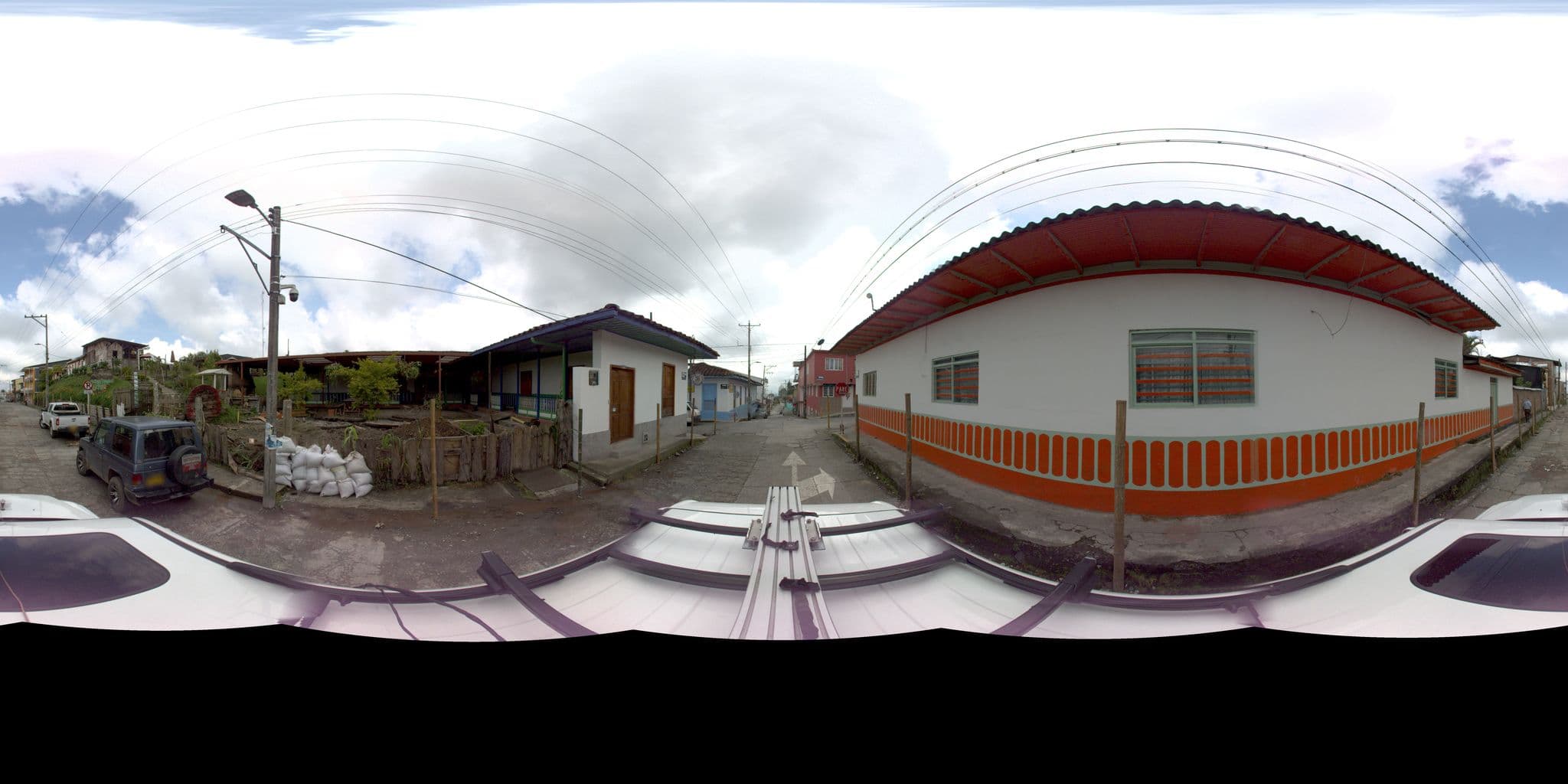 Street view near Casa Hotel El Compadre, Filandia — © sarahantos (CC BY-SA · Mapillary)