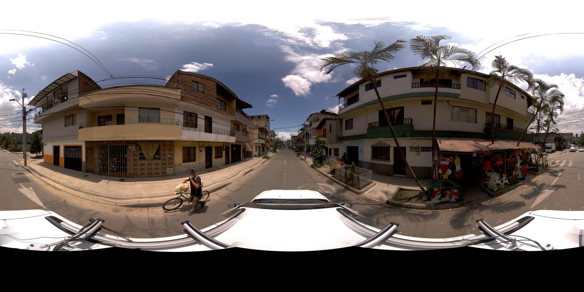Street view near Hotel Palomares, Itagüí — © Itagui_FN360 (CC BY-SA · Mapillary)