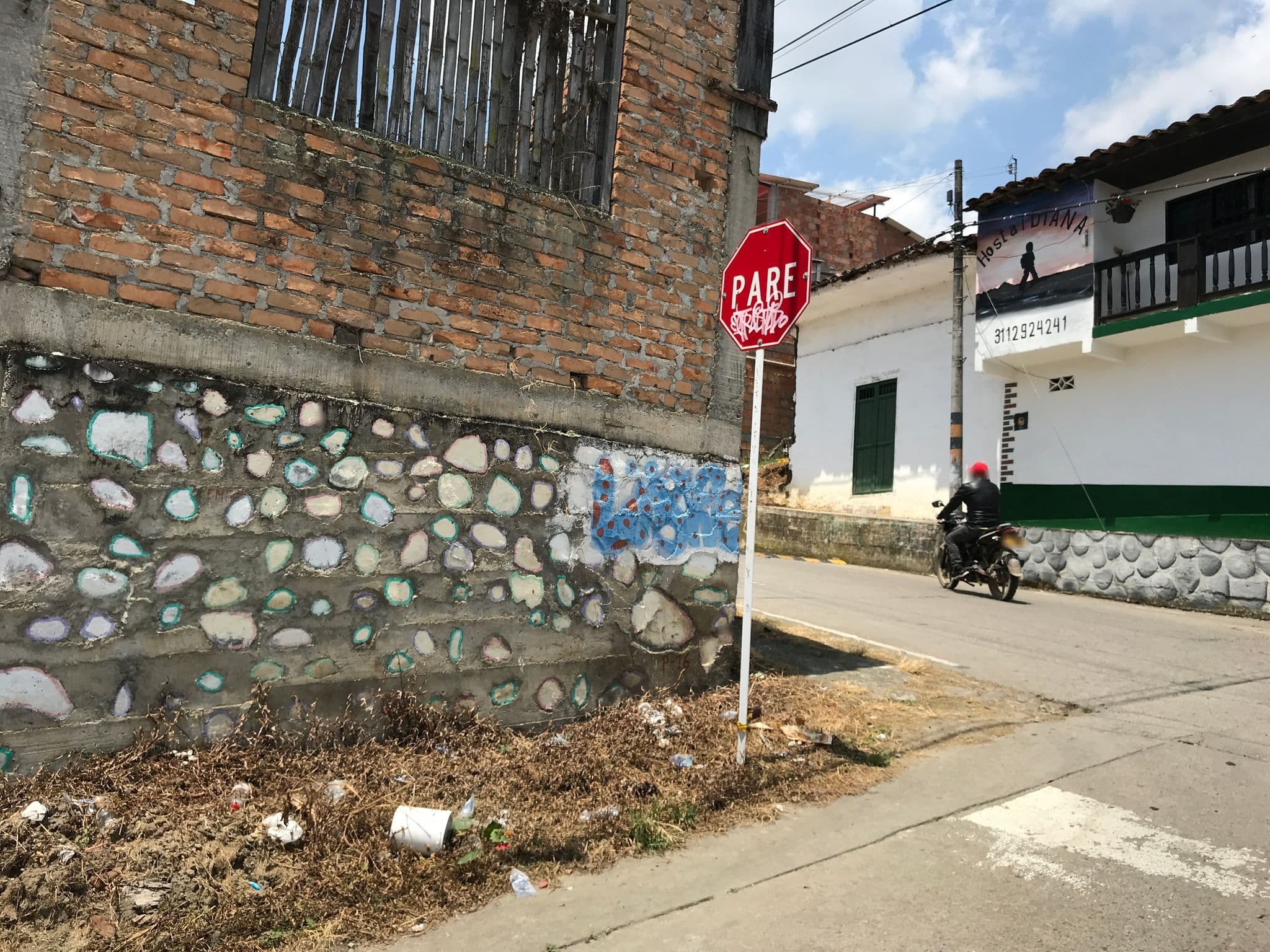 Street view near Hostal Diana, San Agustín — © ejegg (CC BY-SA · Mapillary)