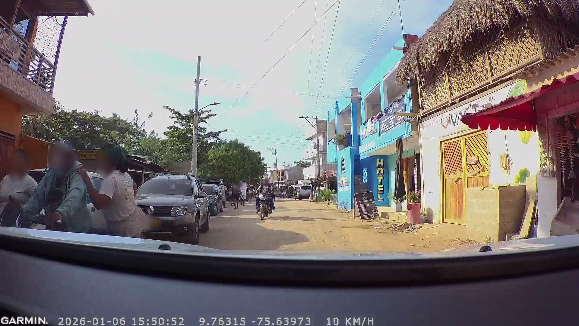 Street view near Restaurante Miro Secretos Del Mar, San Onofre — © JulySuarezUn (CC BY-SA · Mapillary)