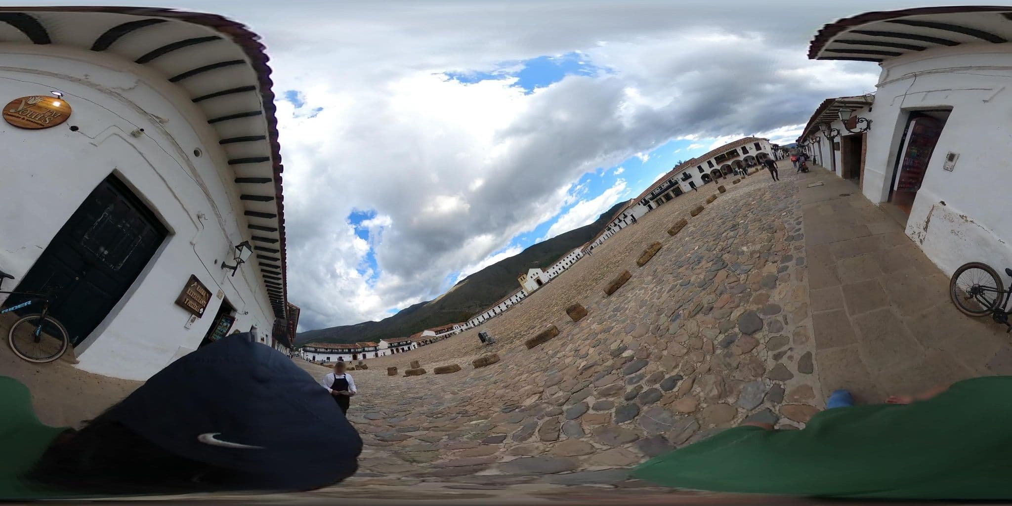 Street view near Hotel Plaza Mayor Villa de Leyva, Villa de Leyva — © angoca (CC BY-SA · Mapillary)