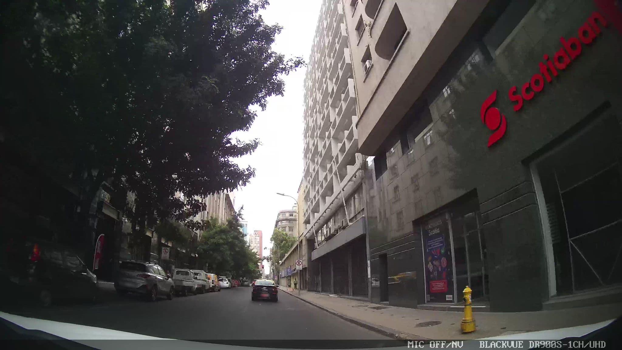 Street view near Gran Palace, Santiago