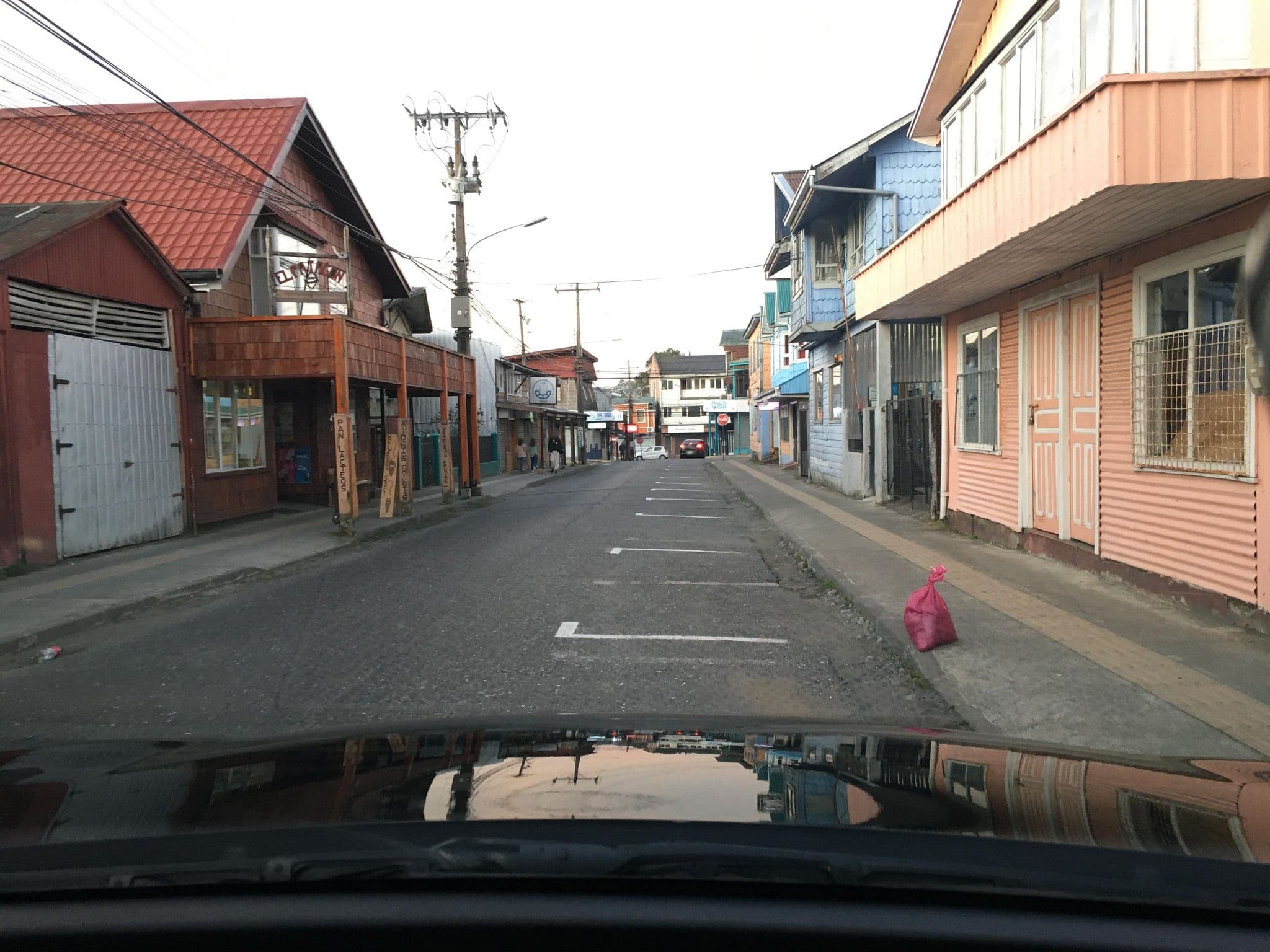 Street view near Hostel Pasajeros, Ancud — © ariellopez (CC BY-SA · Mapillary)