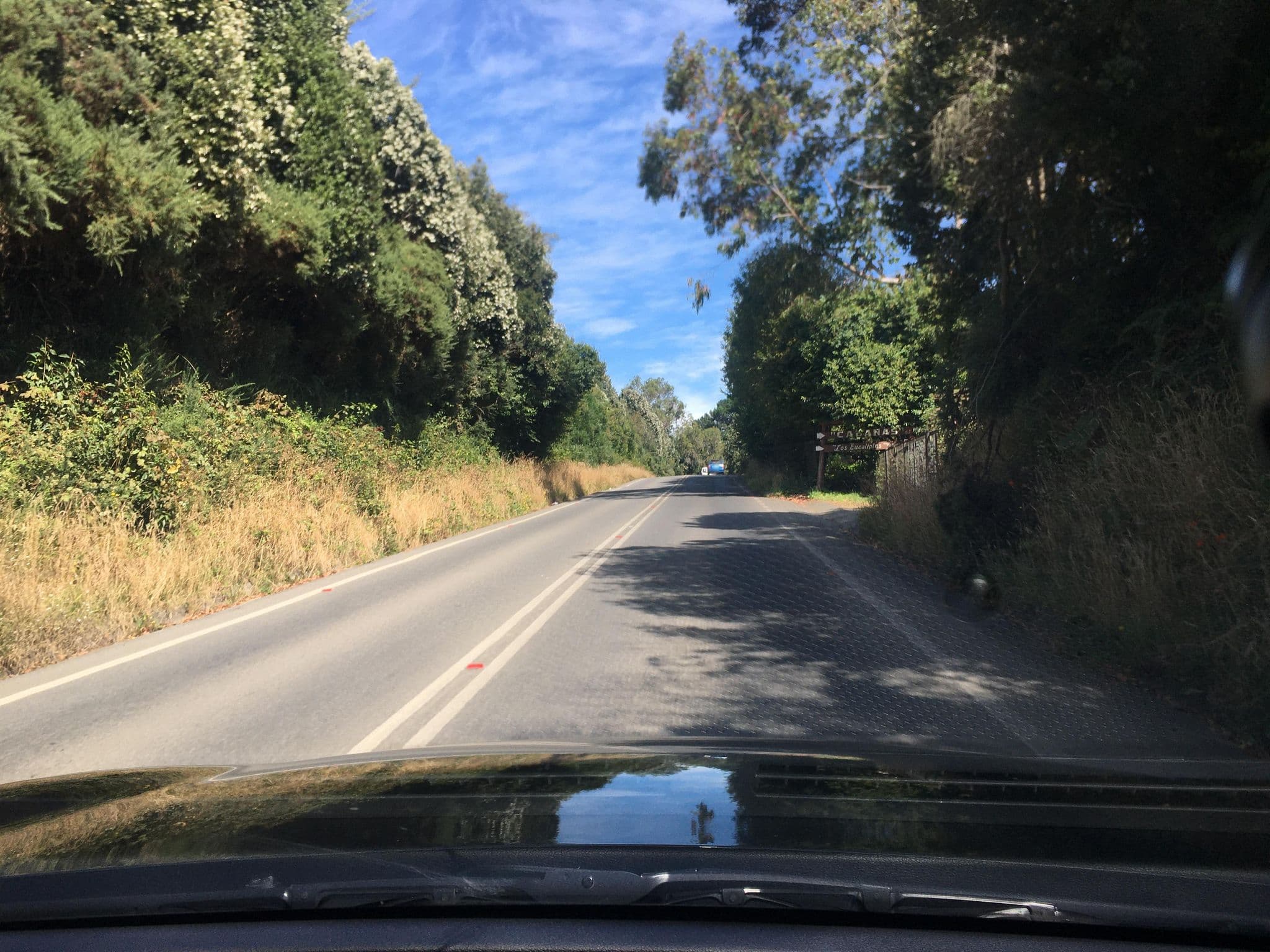 Street view near Cabañas Los Eucaliptus, Ancud — © ariellopez (CC BY-SA · Mapillary)