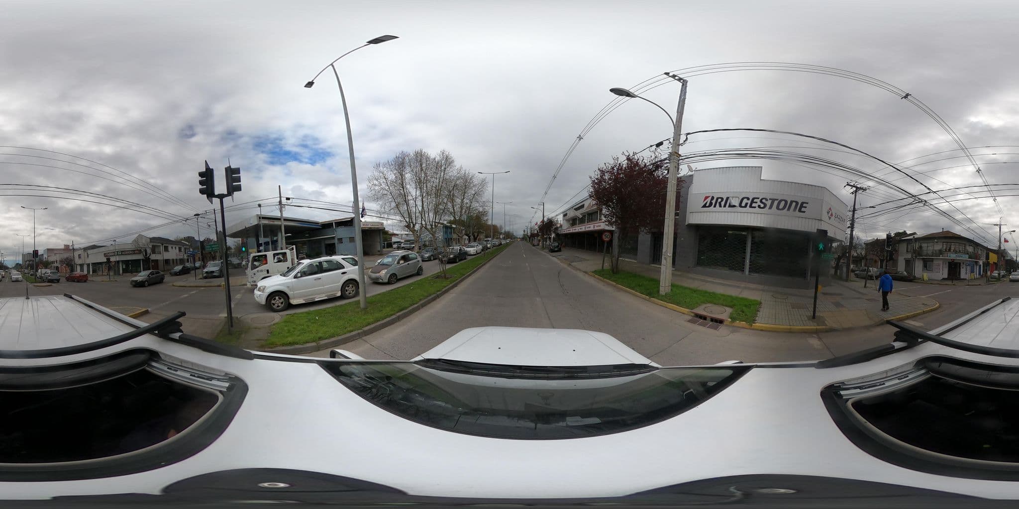 Street view near Hostal Constitución, Chillán — © Kaart_Local (CC BY-SA · Mapillary)