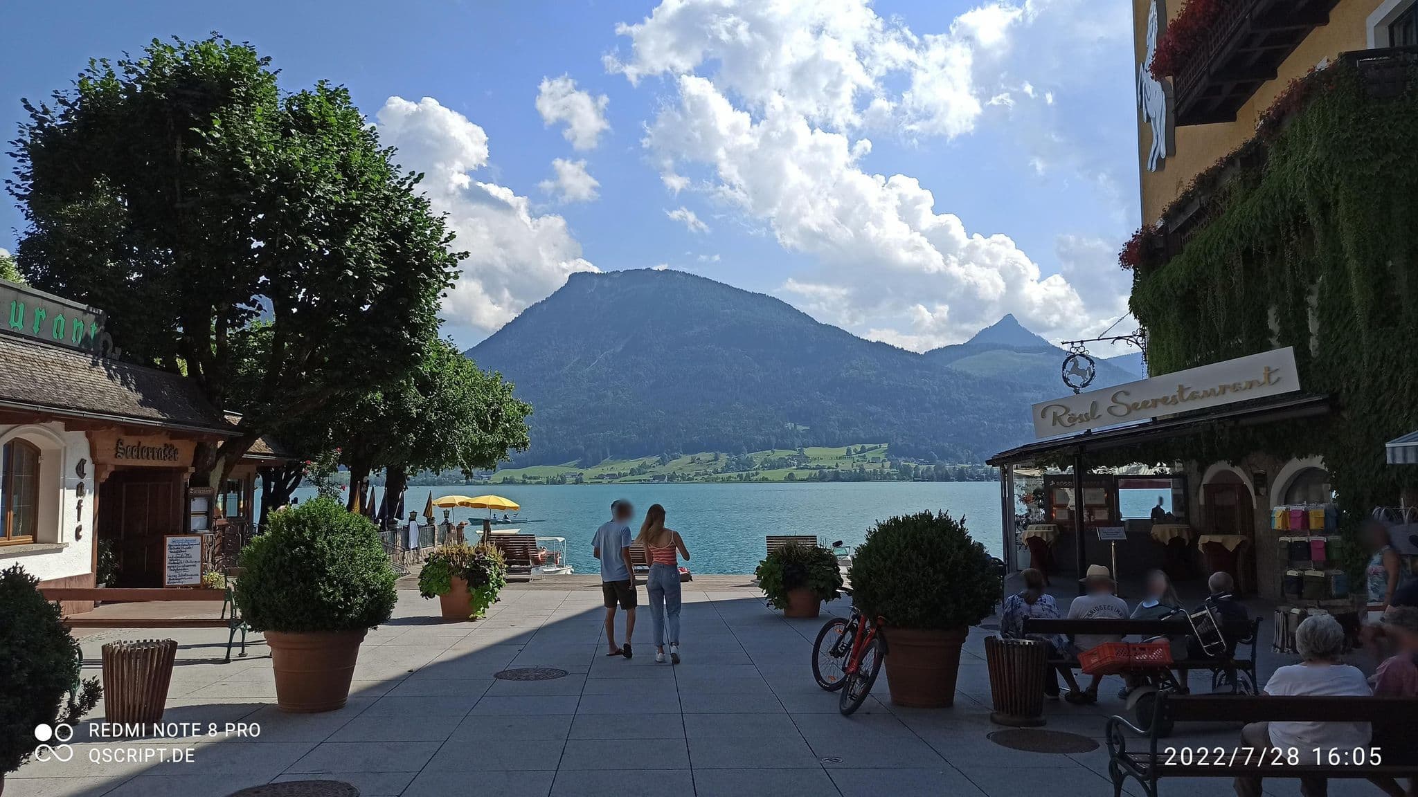 Street view near Gasthaus-Pension Alpenrose, Sankt Wolfgang im Salzkammergut — © tfoperator (CC BY-SA · Mapillary)
