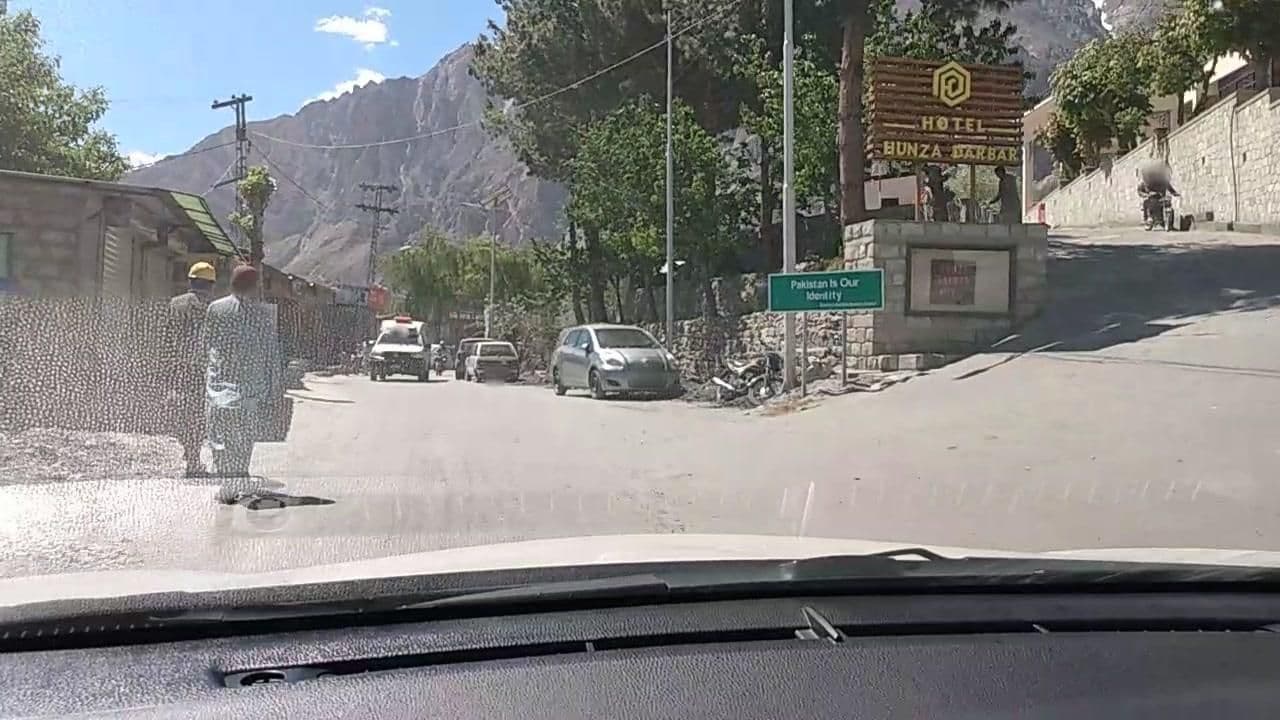 Street view near Hunza River View Hotel, Karimabad — © roadroid (CC BY-SA · Mapillary)