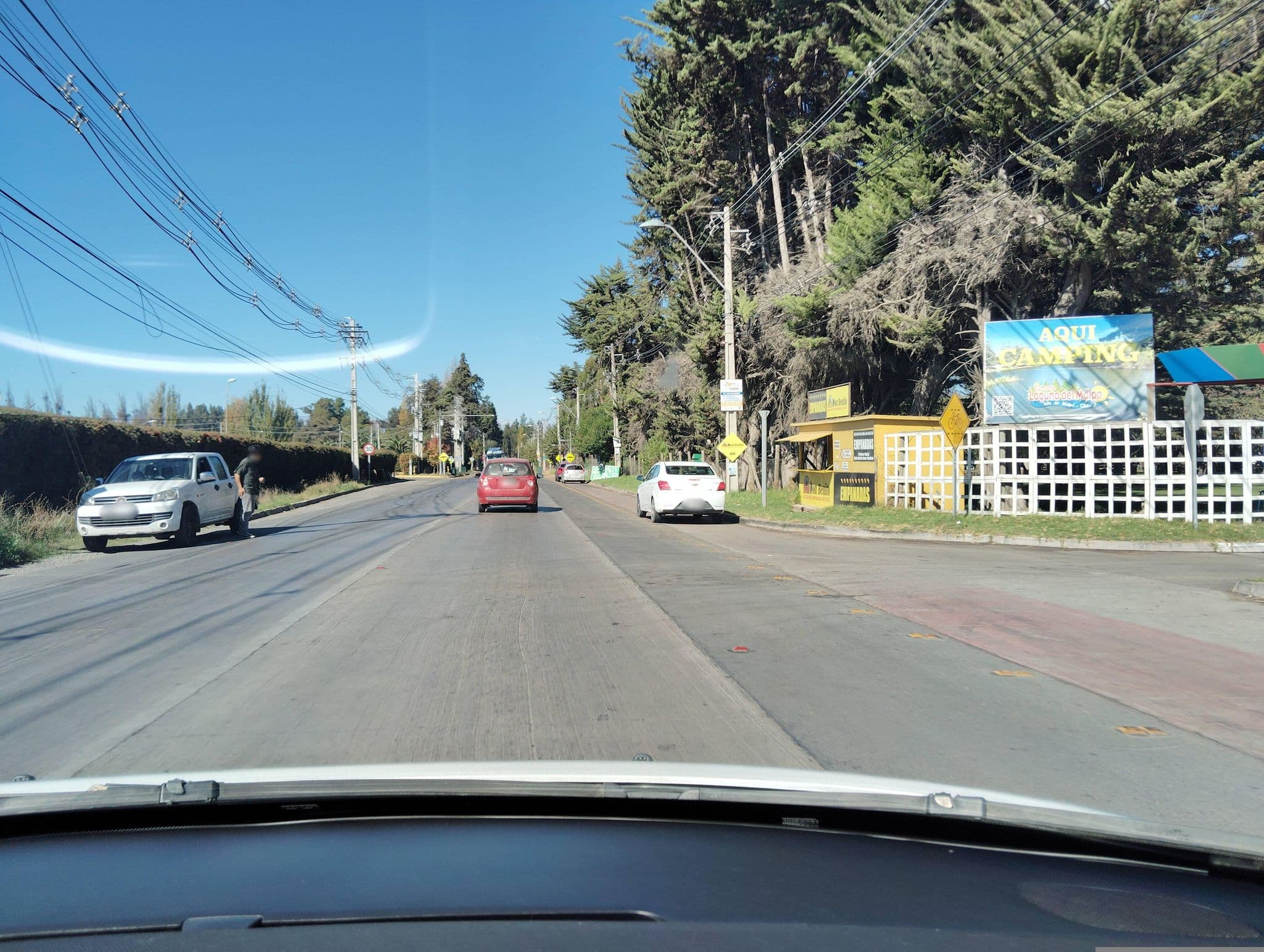 Street view near Camping Laguna del Maipo, Isla de Maipo — © ariellopez (CC BY-SA · Mapillary)