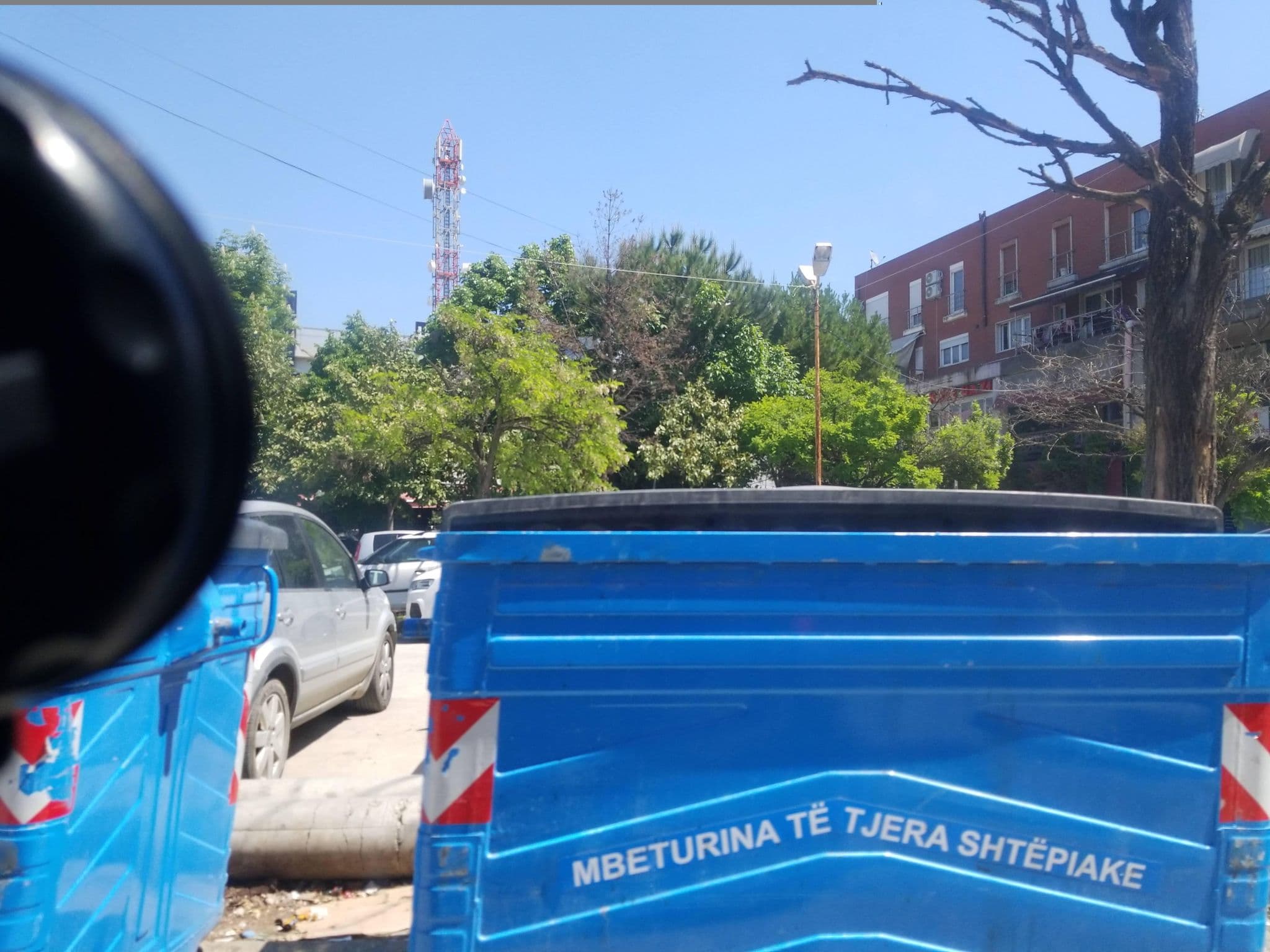 Street view near Hotel Nordic, Tirana — © denisju_osm (CC BY-SA · Mapillary)