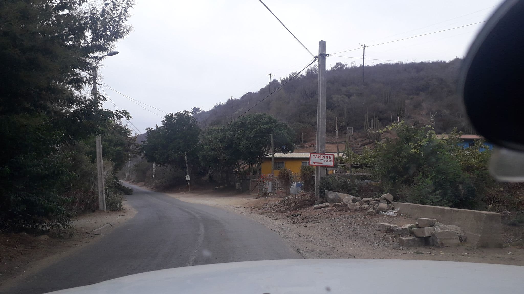 Street view near Camping Los Olivos, Valparaíso