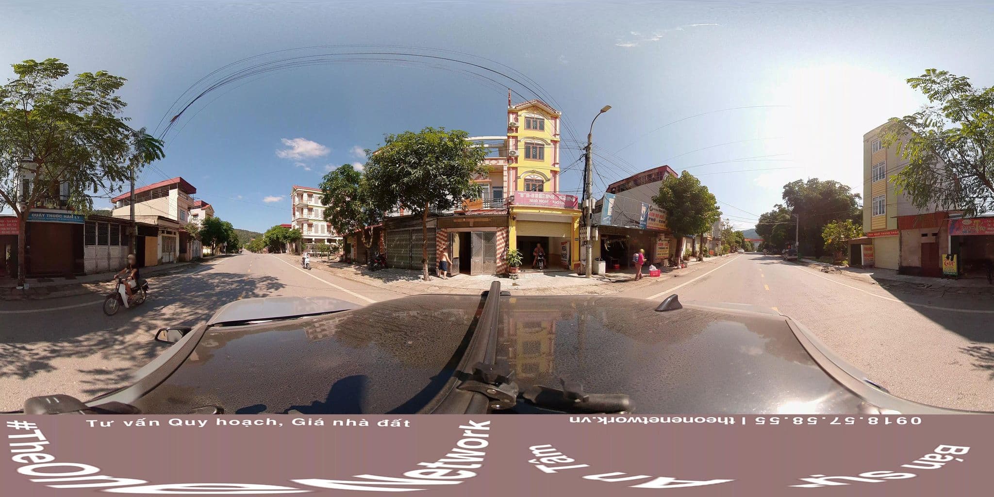 Street view near Thiên Ân Hotel, Thị Trấn Yên Minh — © theonenetwork (CC BY-SA · Mapillary)
