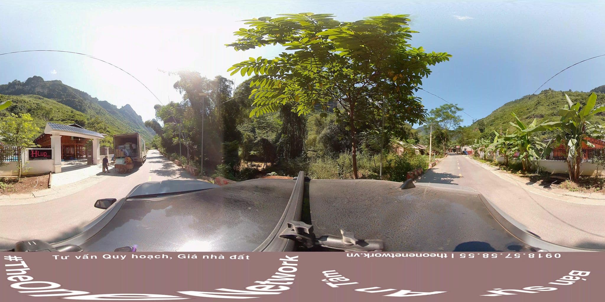 Street view near Hlup Homestay, Thị Trấn Yên Minh — © theonenetwork (CC BY-SA · Mapillary)