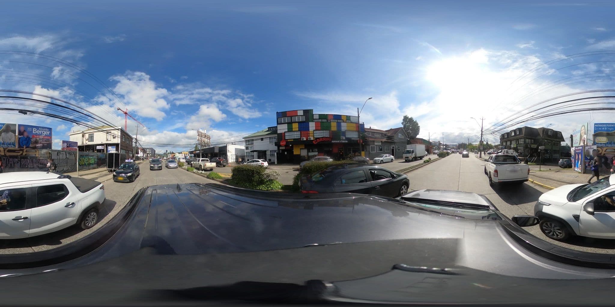Street view near Hostal 1009, Valdivia — © Transporte_DSS (CC BY-SA · Mapillary)