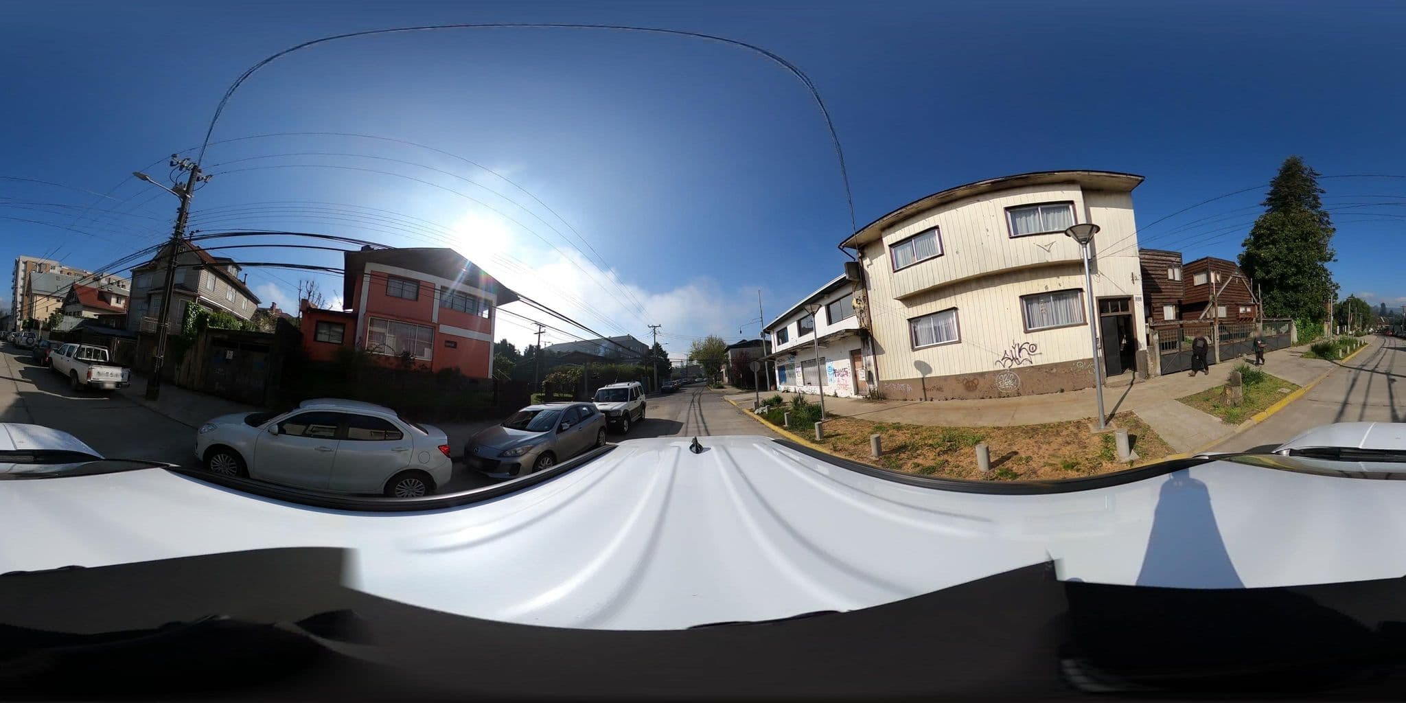 Street view near Hostal Adriana, Valdivia — © Transporte_DSS (CC BY-SA · Mapillary)