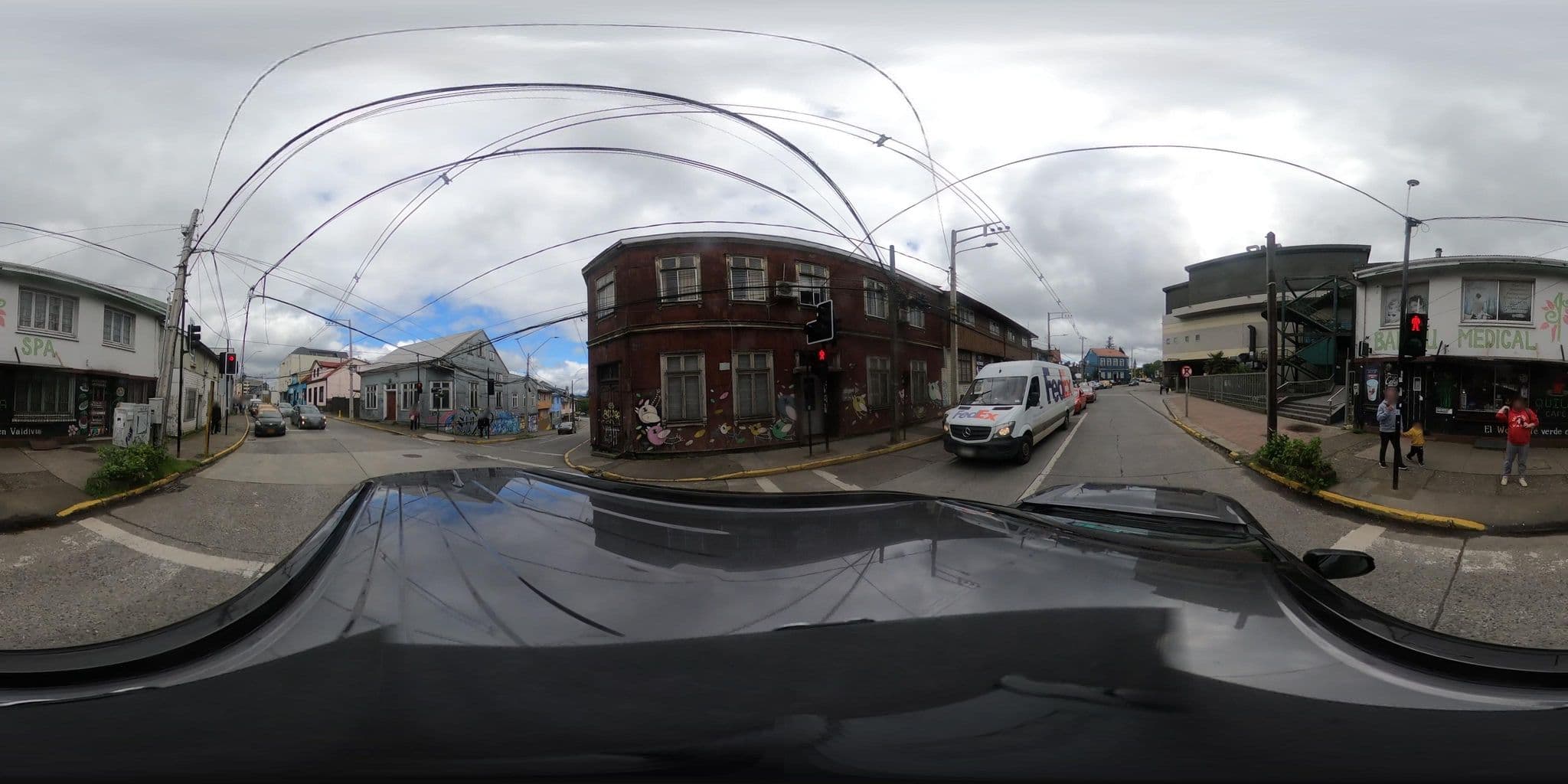 Street view near Hotel Valdivia, Valdivia — © Transporte_DSS (CC BY-SA · Mapillary)