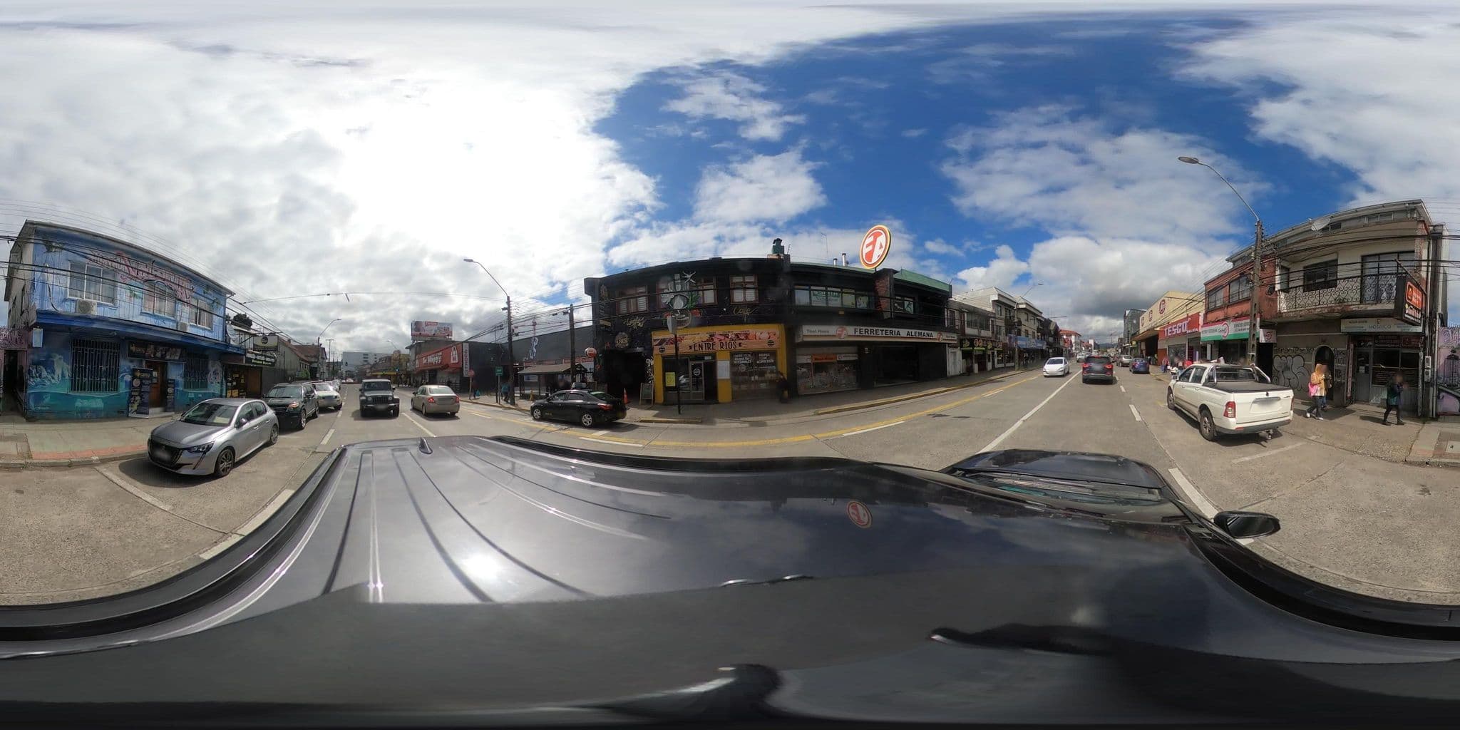 Street view near Hostal Valdivia, Valdivia — © Transporte_DSS (CC BY-SA · Mapillary)