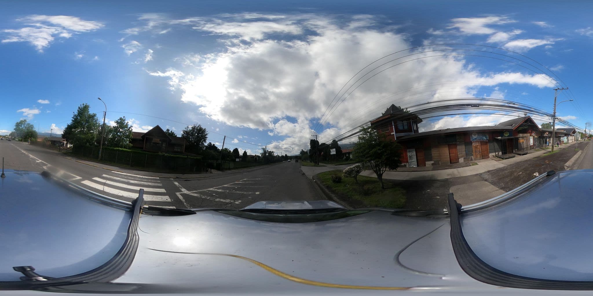 Street view near Hostal Kutralwe, Pucón — © Kaart_Local (CC BY-SA · Mapillary)
