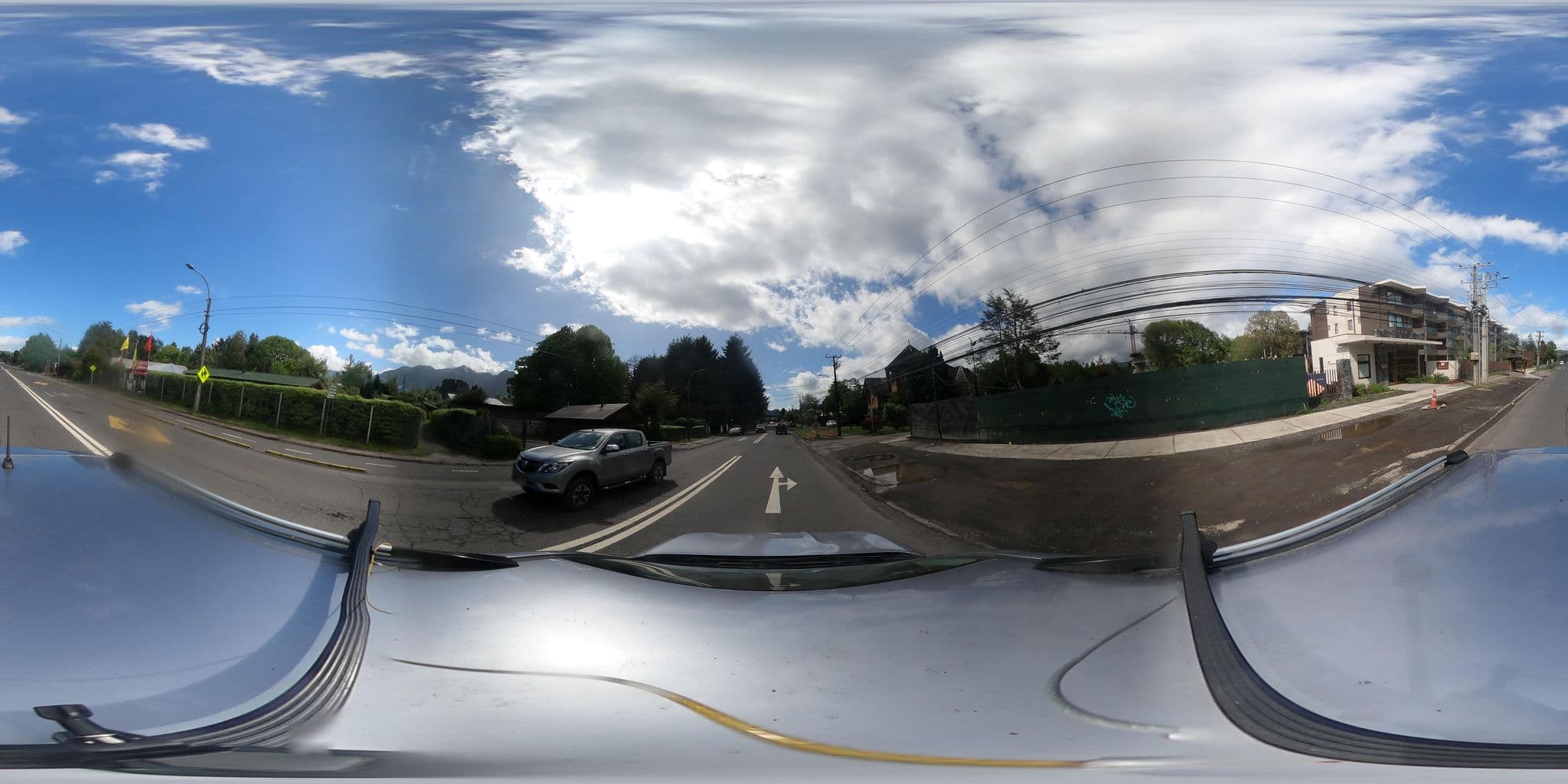 Street view near Cabañas Santa Maria Pucon, Pucón — © Kaart_Local (CC BY-SA · Mapillary)