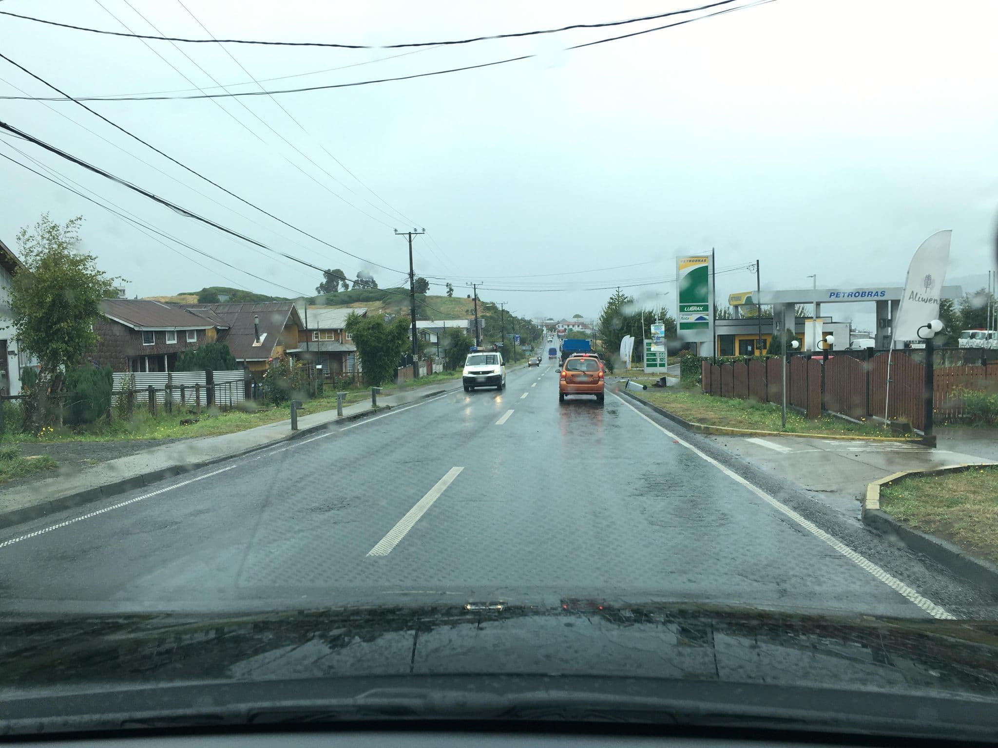 Street view near Hotel Aliwen, Dalcahue — © ariellopez (CC BY-SA · Mapillary)