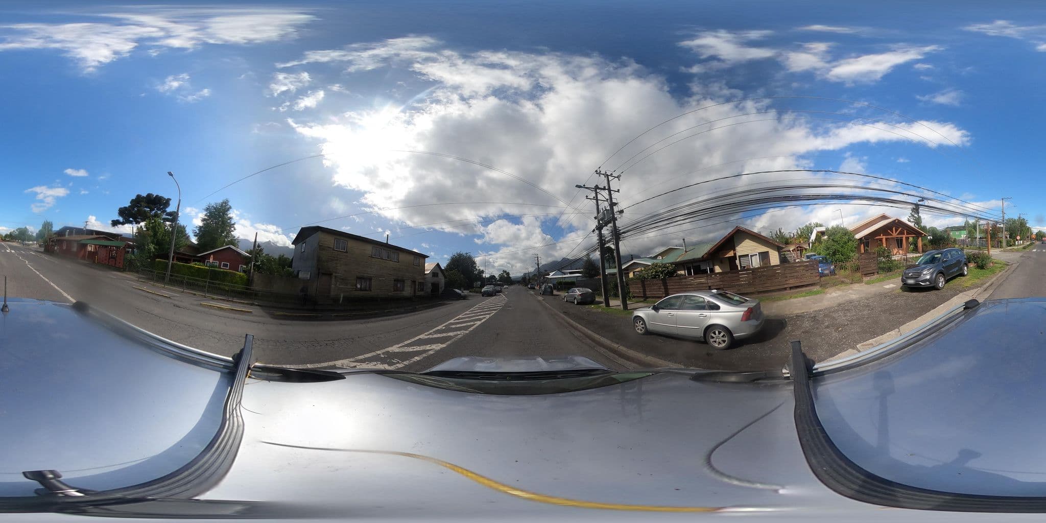 Street view near La Nativa, Pucón