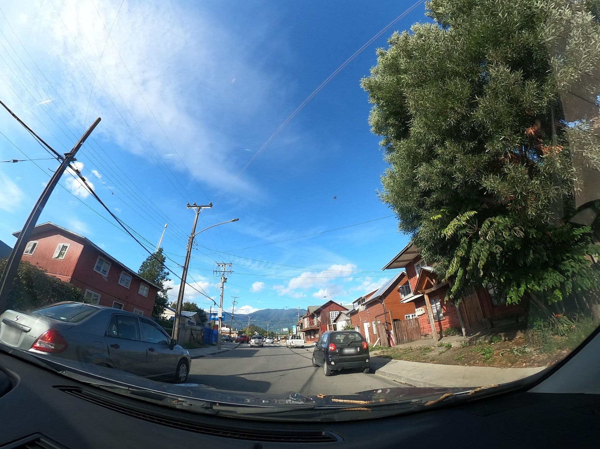 Street view near CasaBlanca Hostel, Futrono — © felipeeugenio (CC BY-SA · Mapillary)