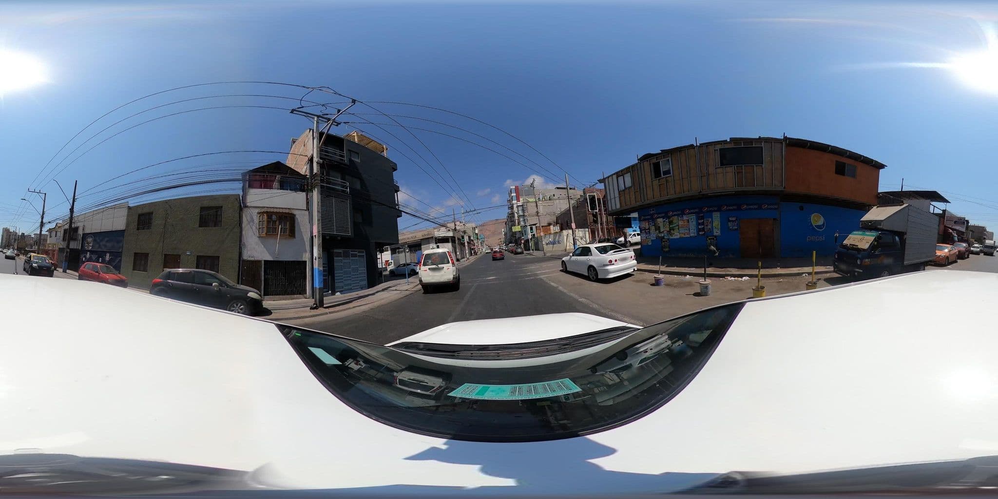 Street view near Hotel Dacin, Iquique — © SolutivaSistemas (CC BY-SA · Mapillary)