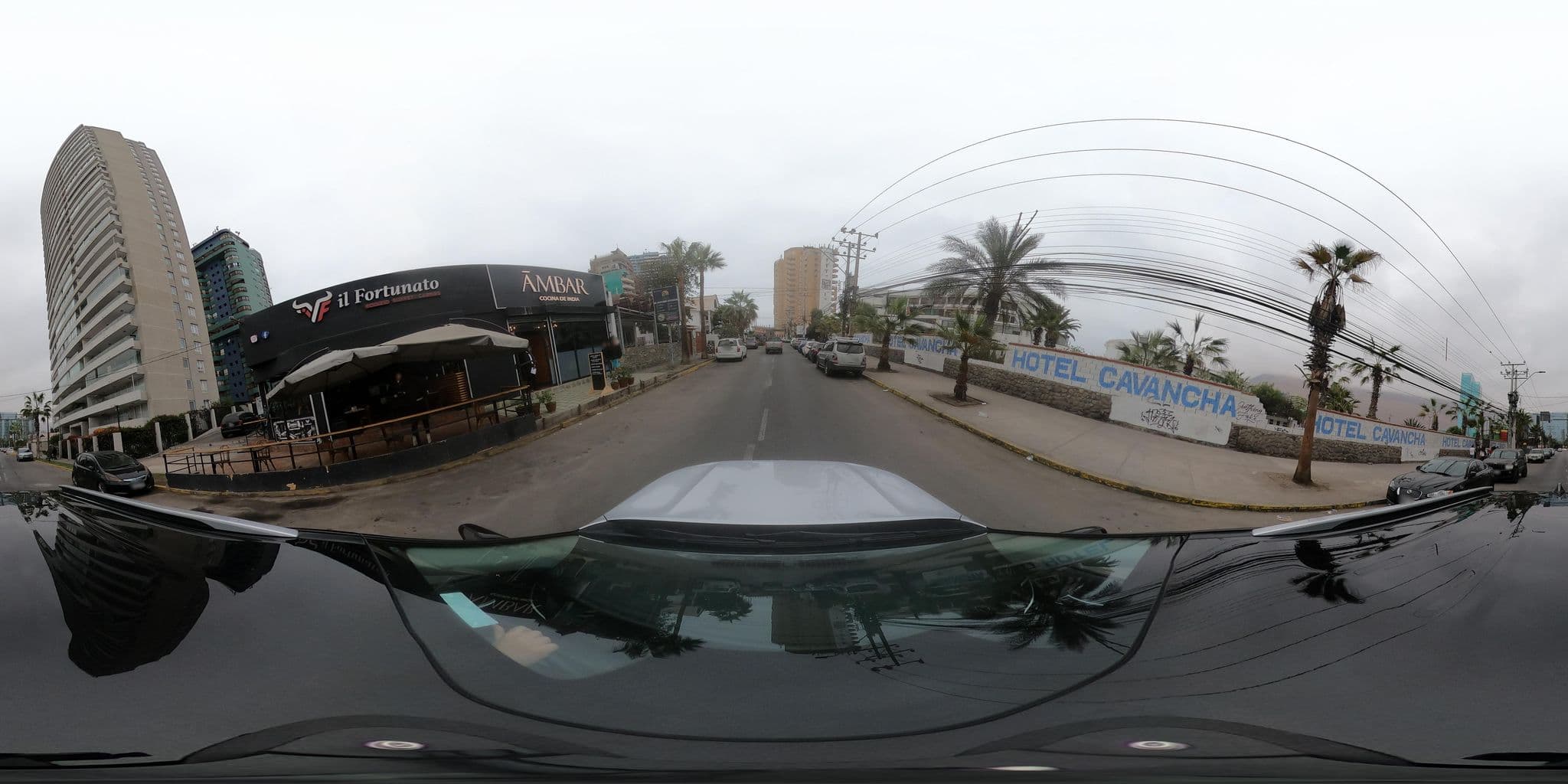 Street view near Palm Hostal, Iquique — © Kaart_Local (CC BY-SA · Mapillary)