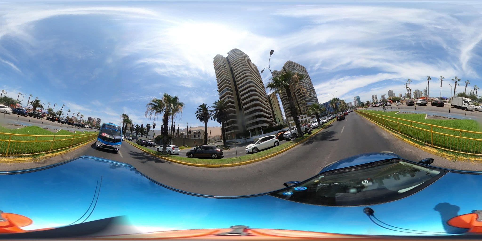 Street view near Hotel Militar Granaderos, Iquique — © SolutivaSistemas (CC BY-SA · Mapillary)