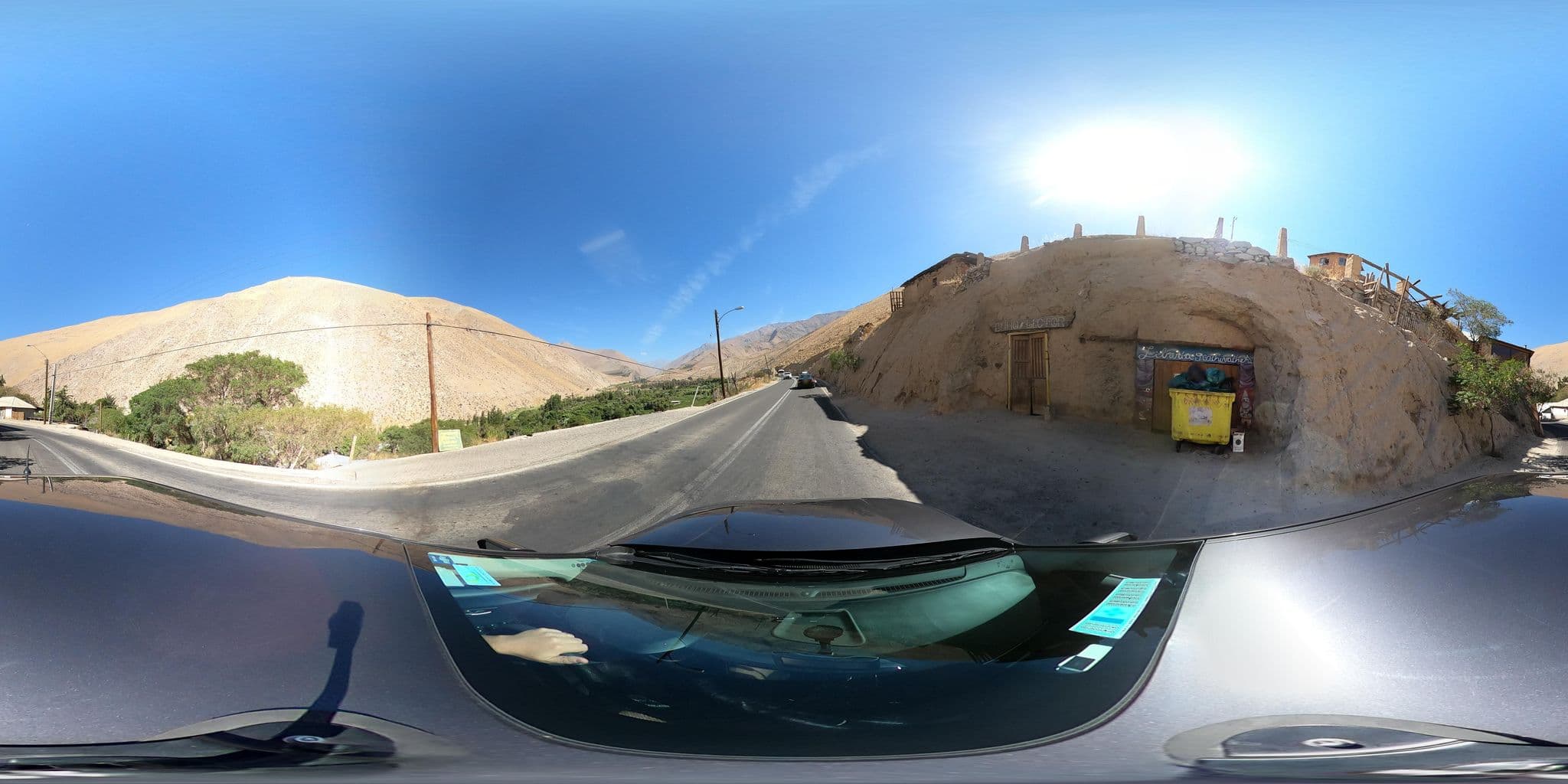 Street view near Casa de Barro Lodge, Paiguano — © Kaart_Local (CC BY-SA · Mapillary)