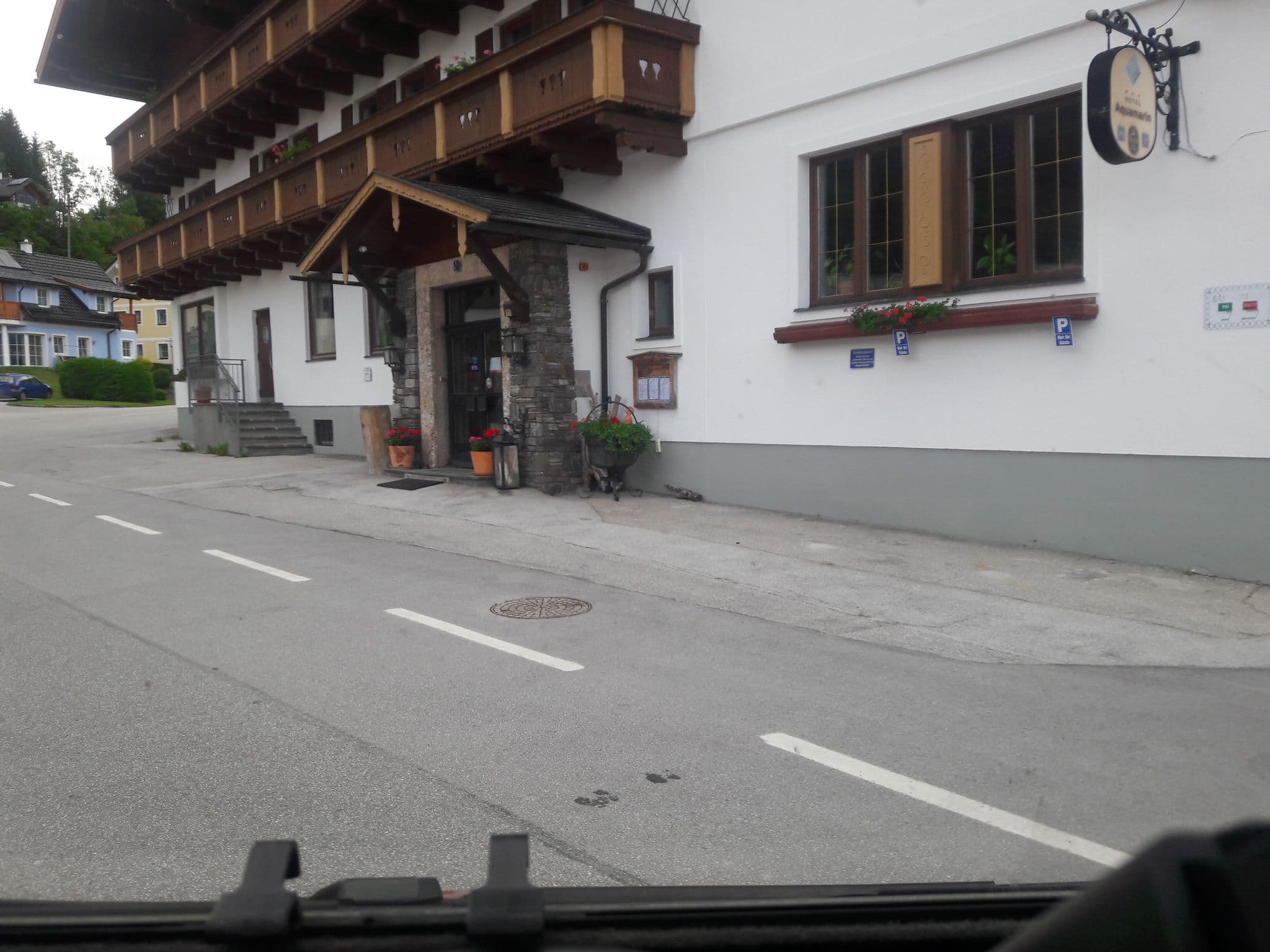 Street view near Hotel Aquamarin, Mitterndorf im Steirischen Salzkammergut — © harbicht (CC BY-SA · Mapillary)