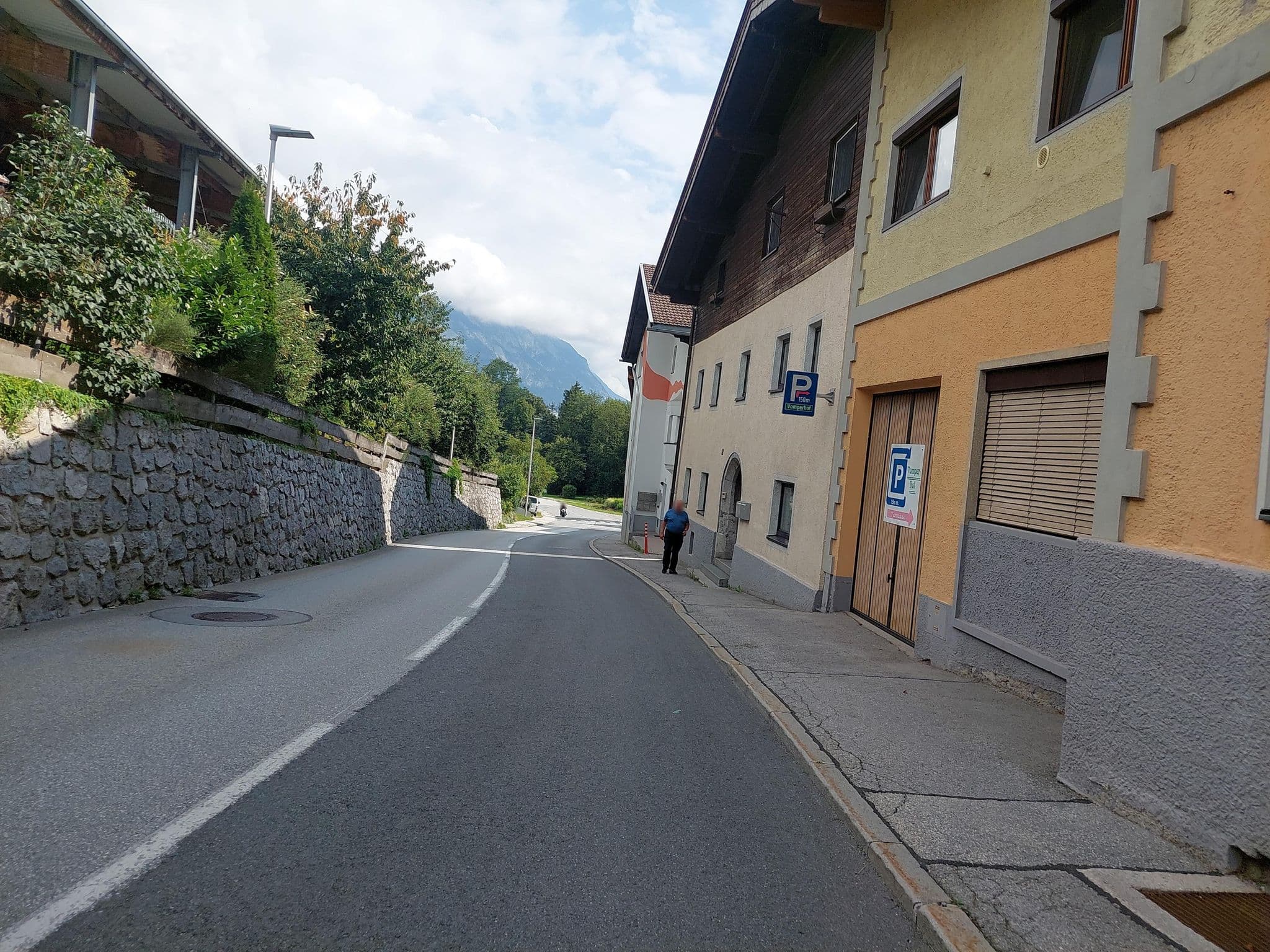 Street view near Hotel Vomperhof, Vomp — © viavista (CC BY-SA · Mapillary)