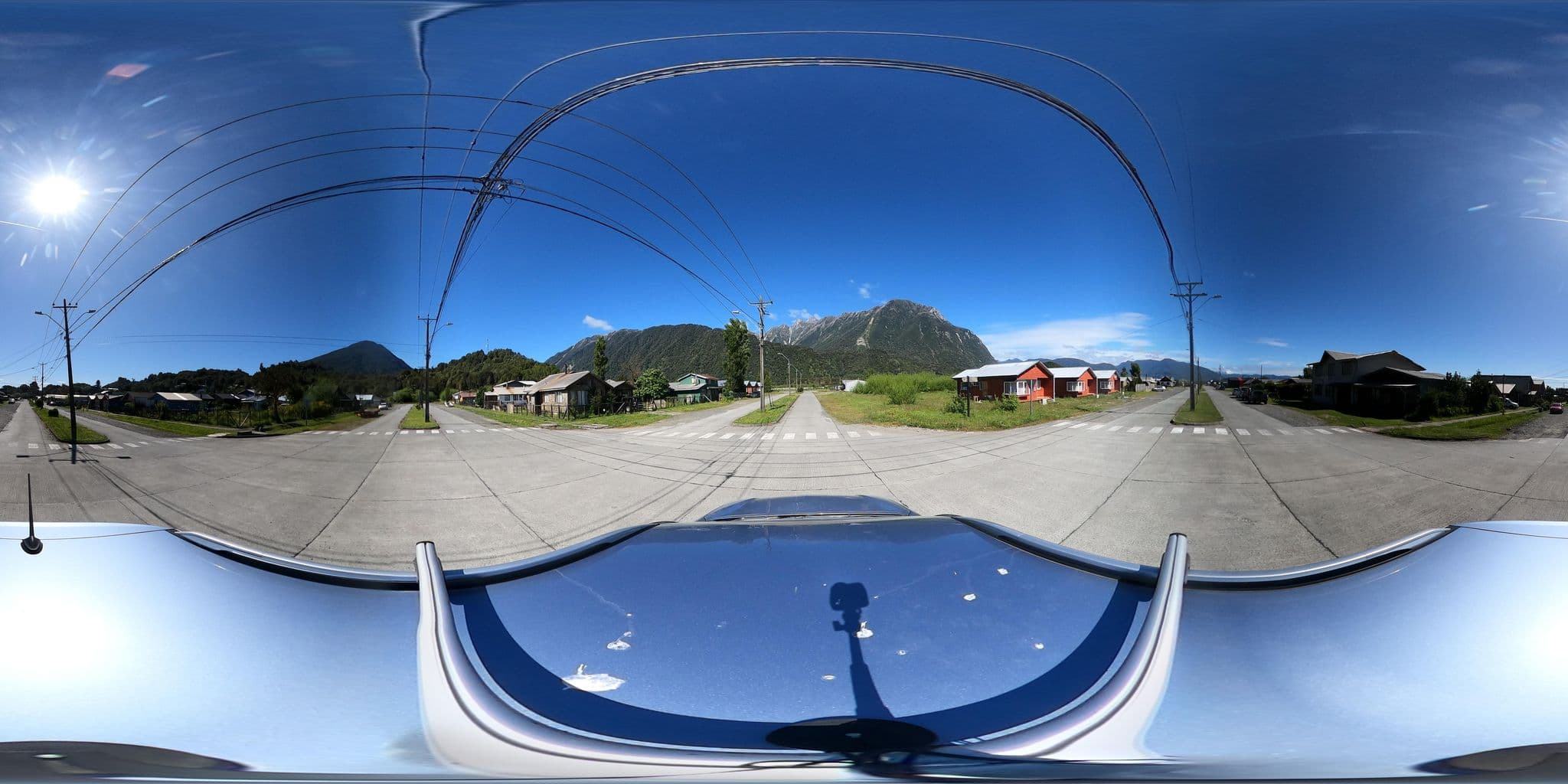 Street view near Hostal Trekapangui, Chaitén — © Kaart_Local (CC BY-SA · Mapillary)
