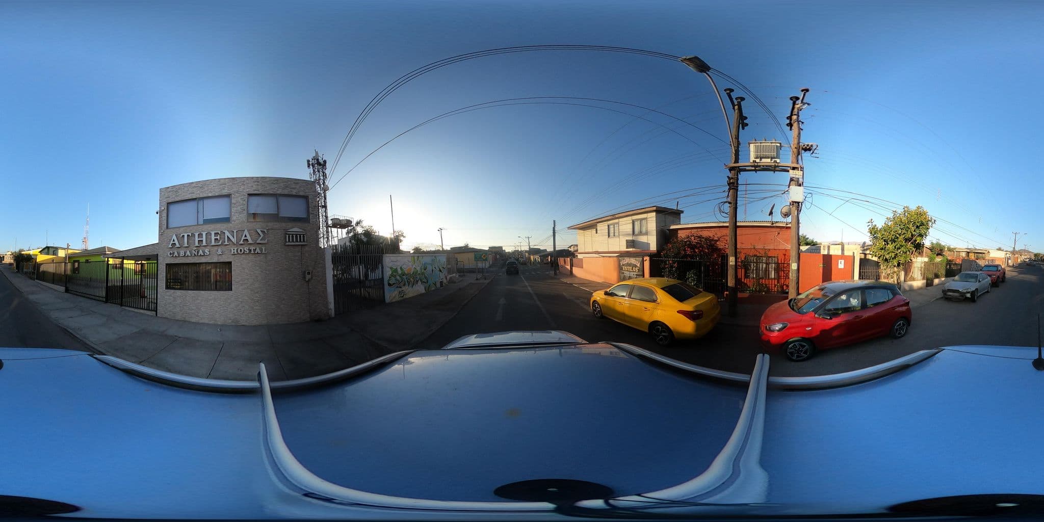Street view near Cabañas y Hostal Athena, Huasco — © Kaart_Local (CC BY-SA · Mapillary)