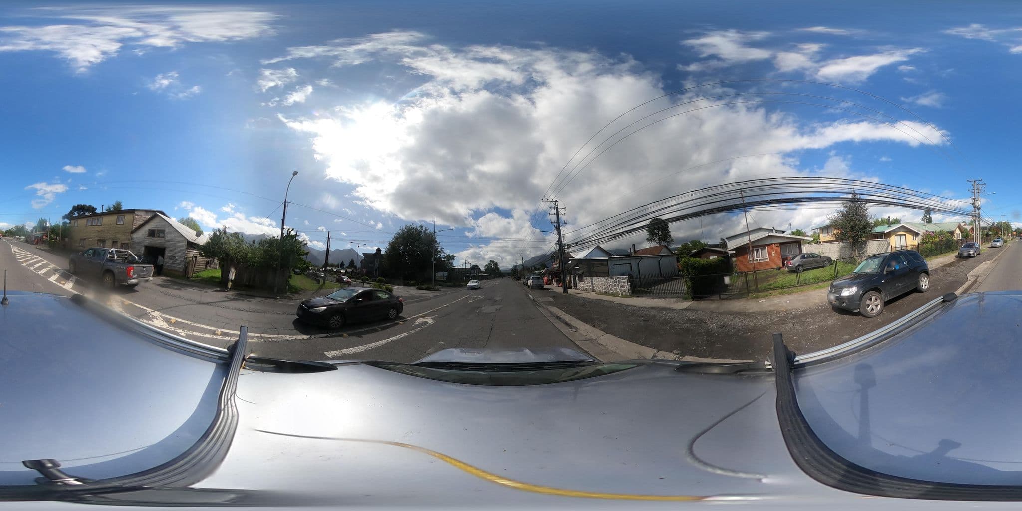 Street view near Cabañas Paimun, Pucón