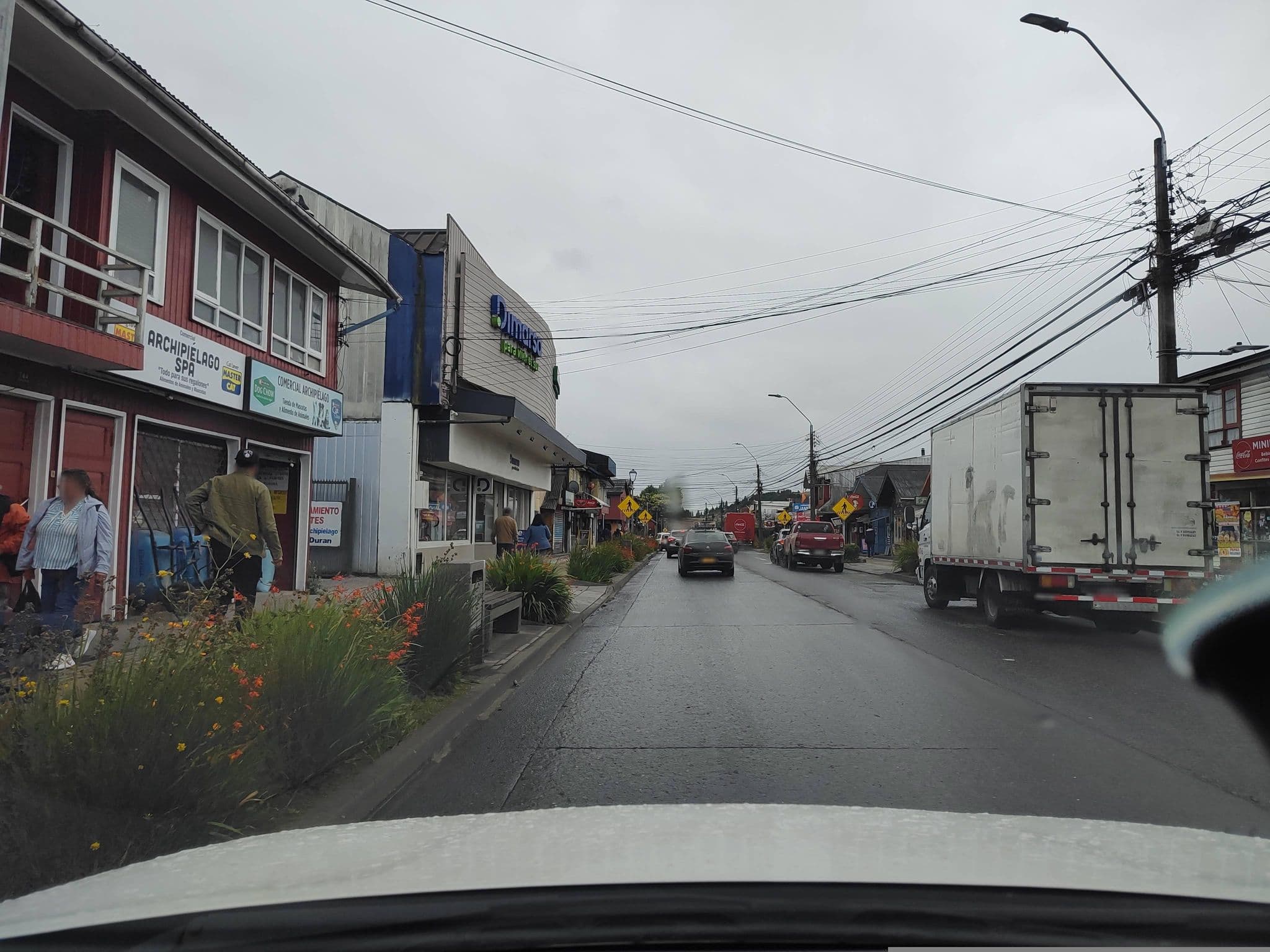 Street view near Hospedaje Chiloé, Castro — © andresduhour (CC BY-SA · Mapillary)