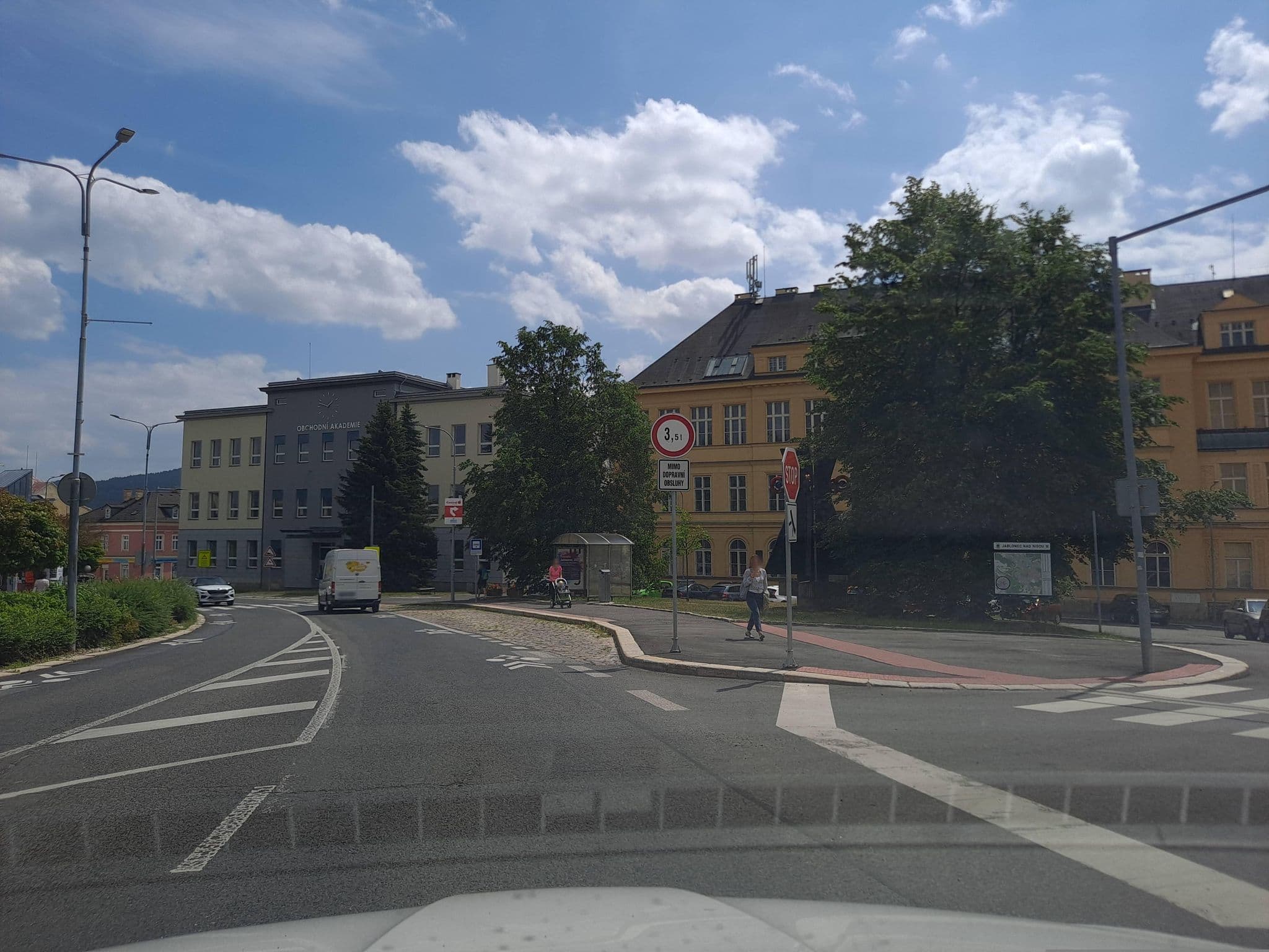 Street view near Hotel Na Baště Jablonec nad Nisou, Jablonec nad Nisou — © gob (CC BY-SA · Mapillary)