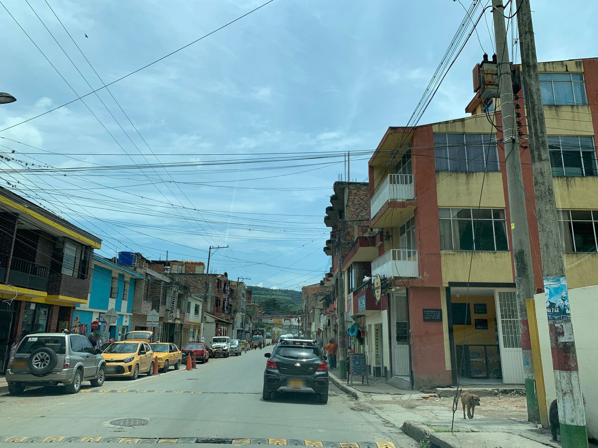 Street view near Hotel Ciudad Dulce, Moniquirá — © javiersneider (CC BY-SA · Mapillary)