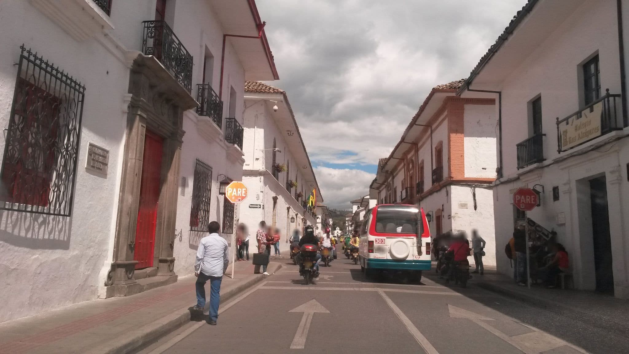 Street view near Hostal Balcony, Popayán — © kaxtillo (CC BY-SA · Mapillary)