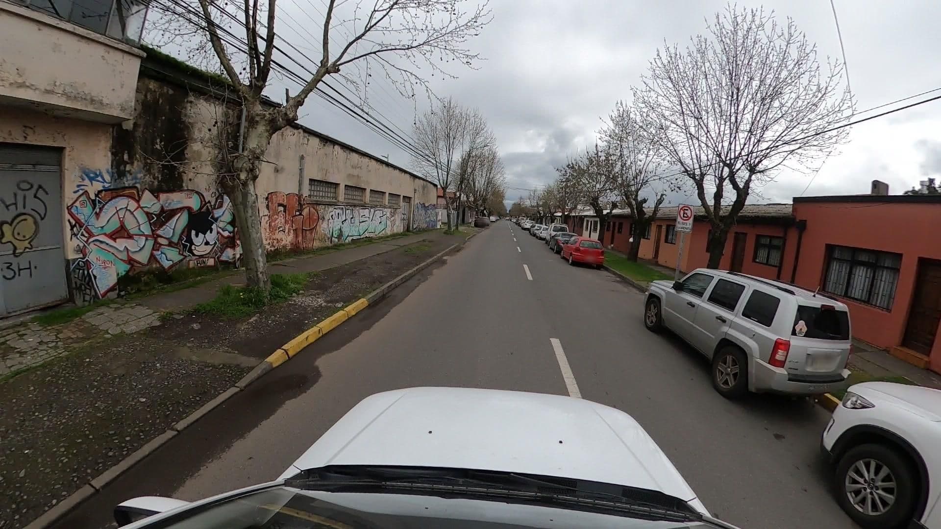Street view near Hostal Curitiba, Chillán — © Kaart_Local (CC BY-SA · Mapillary)