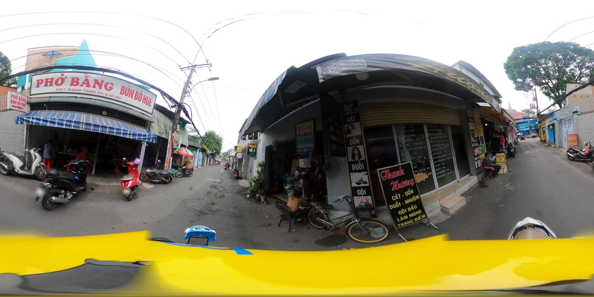 Street view near Quỳnh Anh hostel, Gò Vấp — © bemaps3_sg (CC BY-SA · Mapillary)