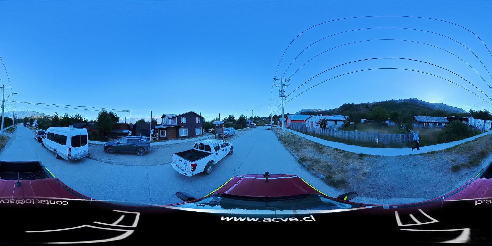 Street view near Cabañas La Estrella, Cochrane