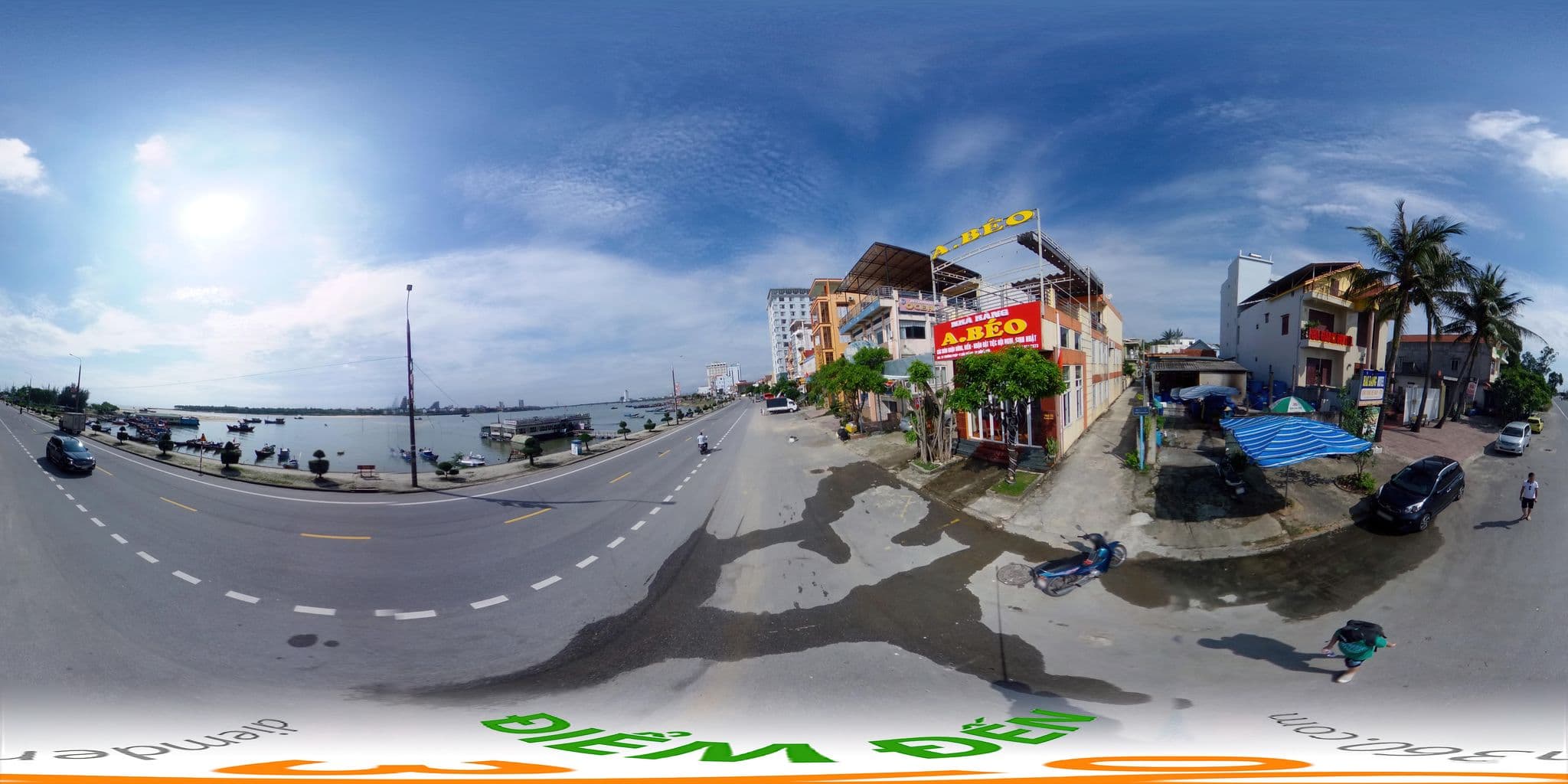 Street view near Hải Đăng Hotel, Đồng Hới — © diemden360 (CC BY-SA · Mapillary)