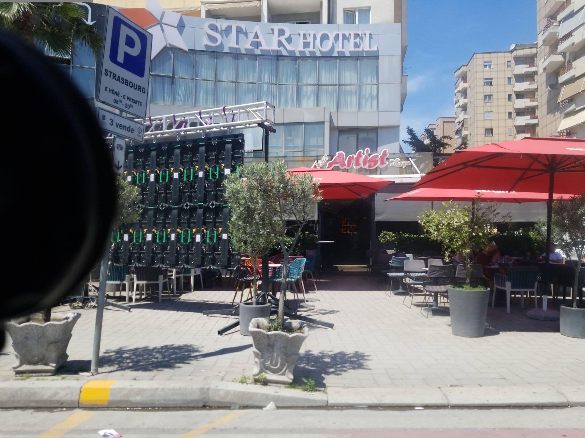 Street view near Star Hotel - astir, Tirana — © denisju_osm (CC BY-SA · Mapillary)